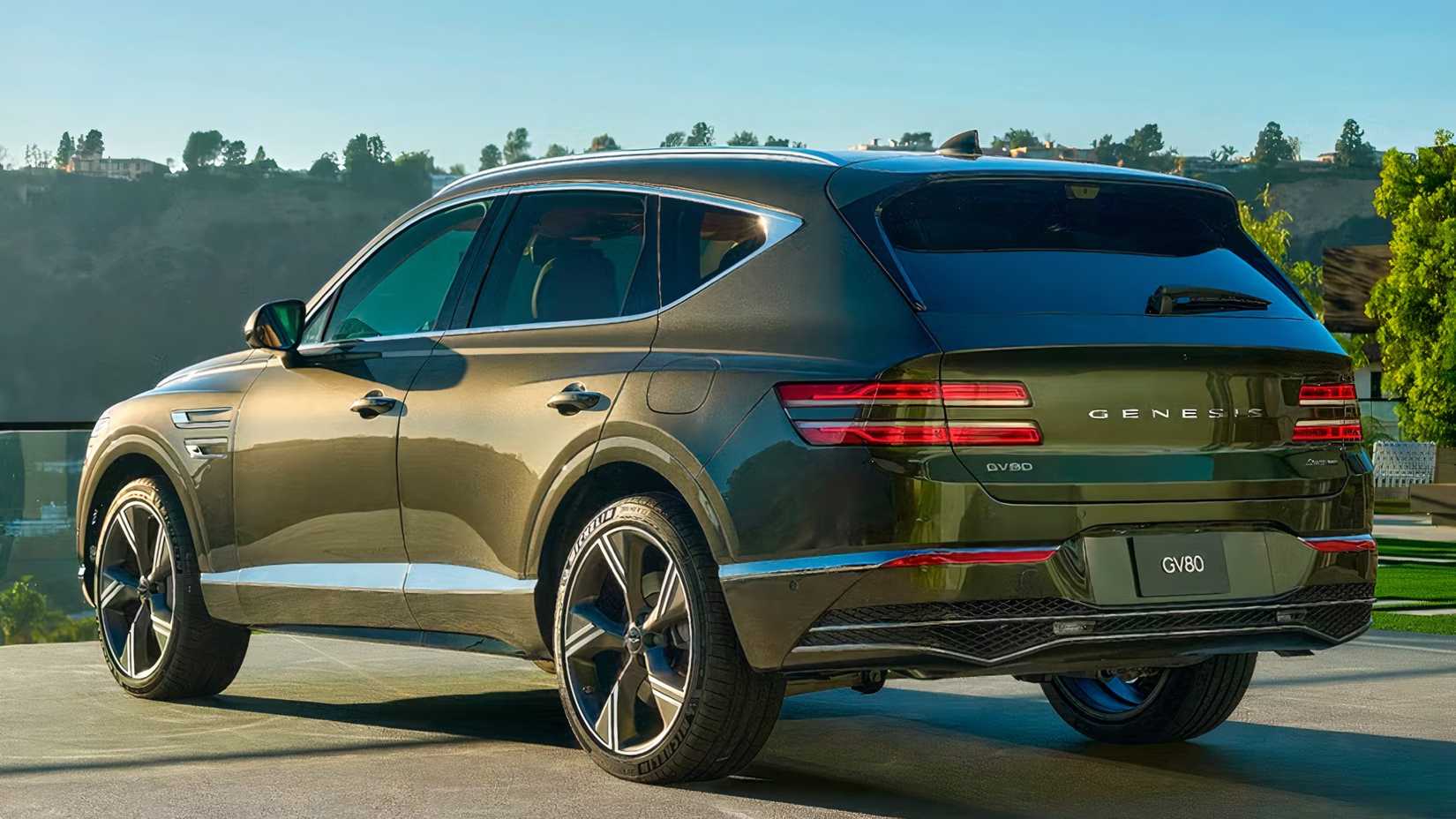 2026 Genesis GV80 rear 3/4