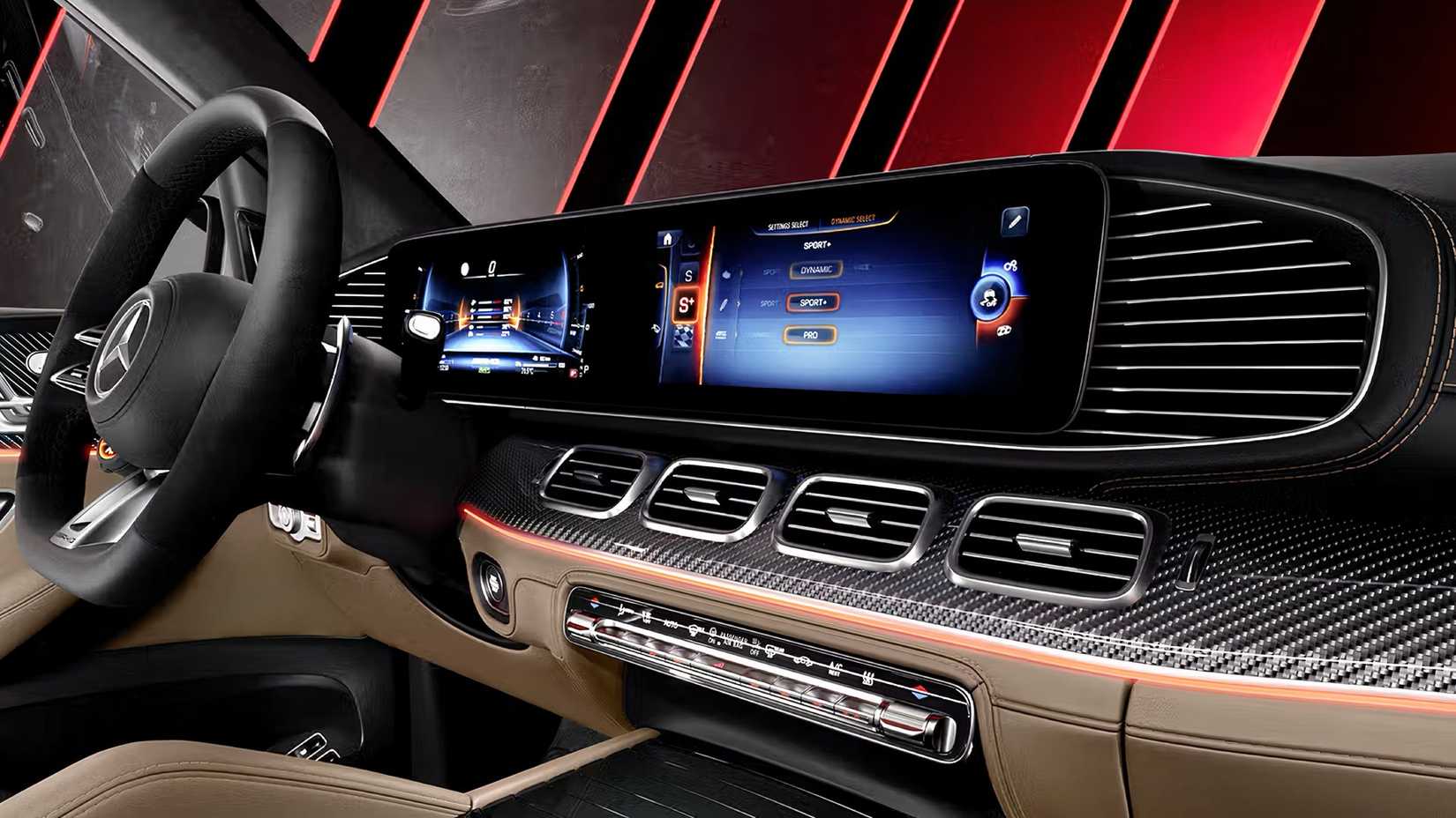 2026 Mercedes-AMG GLE 63 SUV interior showing dash