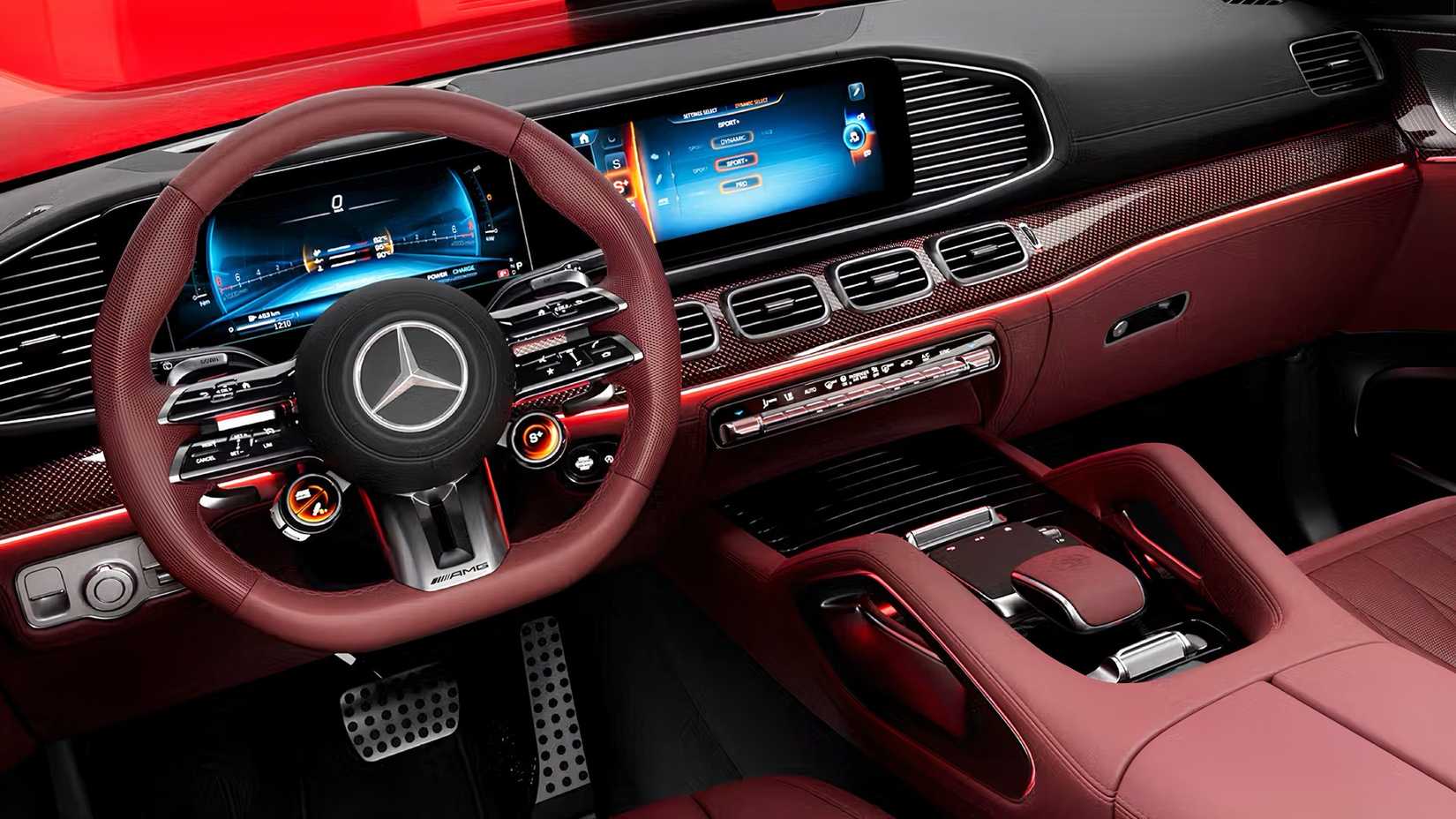 2026 Mercedes-AMG GLE 63 SUV interior showing dash