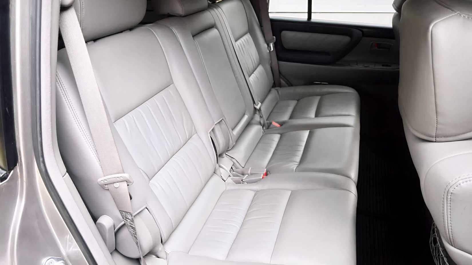 2007 Toyota Land Cruiser 100 Series interior showing rear seats