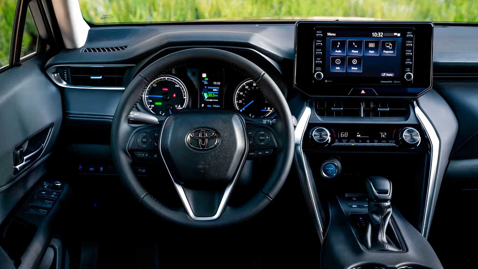 2024 Toyota Venza interior showing cockpit