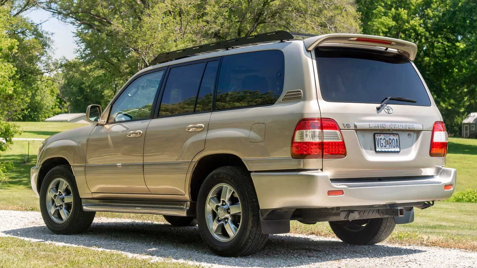 2007 Toyota Land Cruiser 100 Series rear 3/4