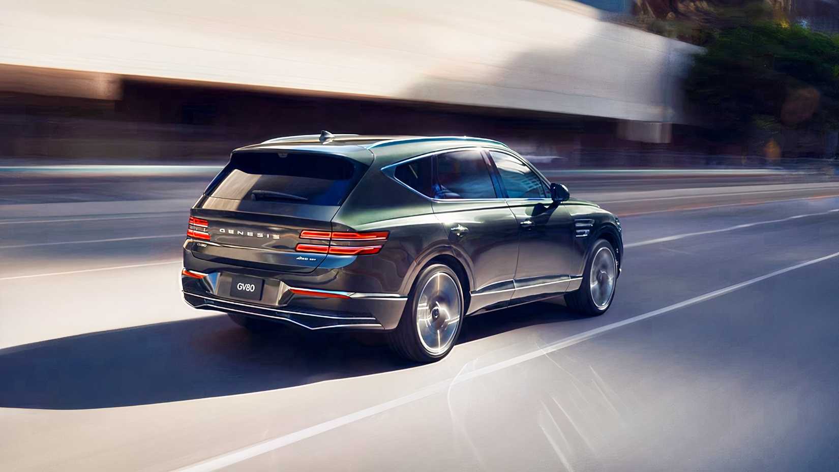 2026 Genesis GV80 rear 3/4