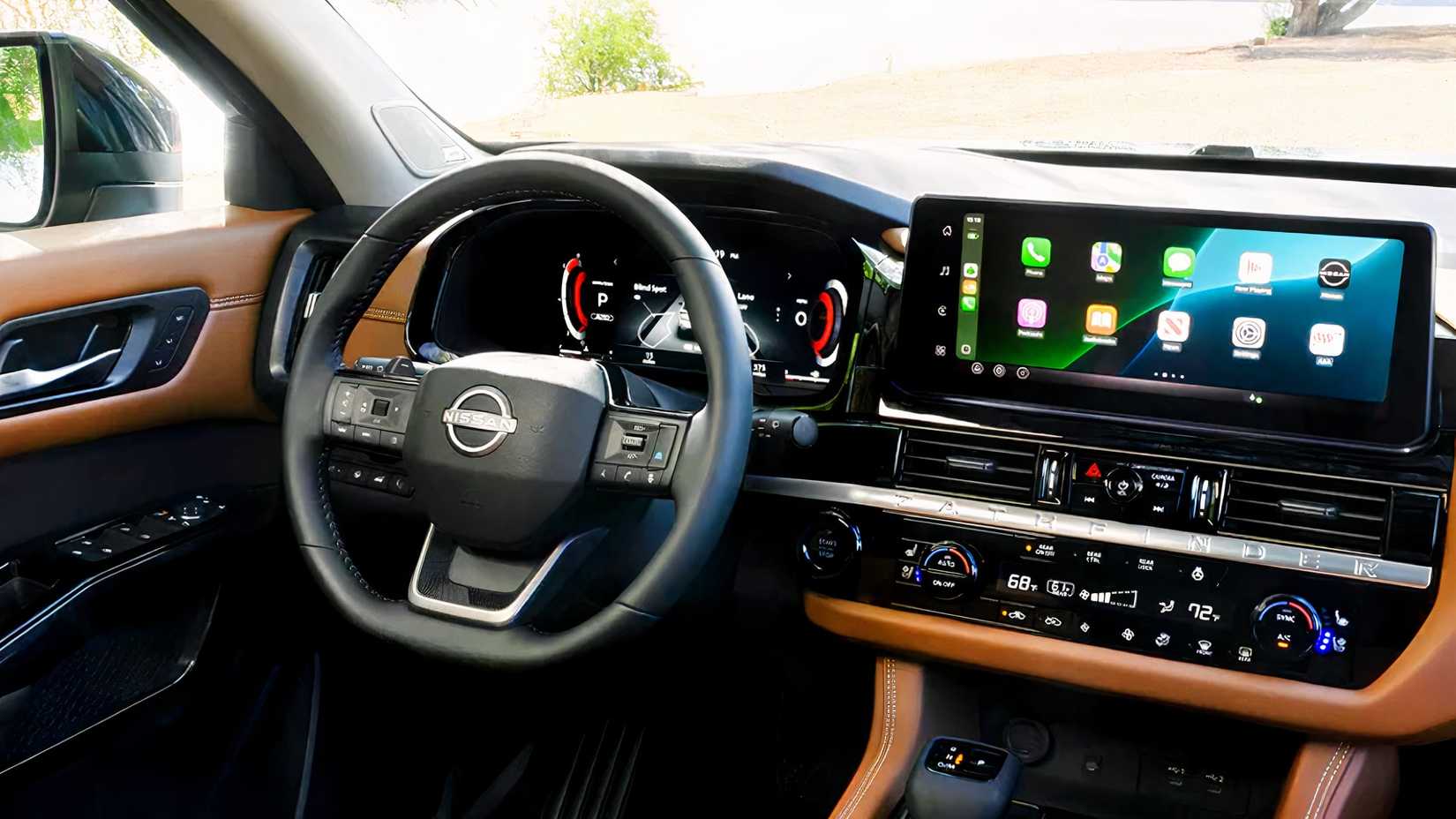 2026 Nissan Pathfinder interior showing cockpit