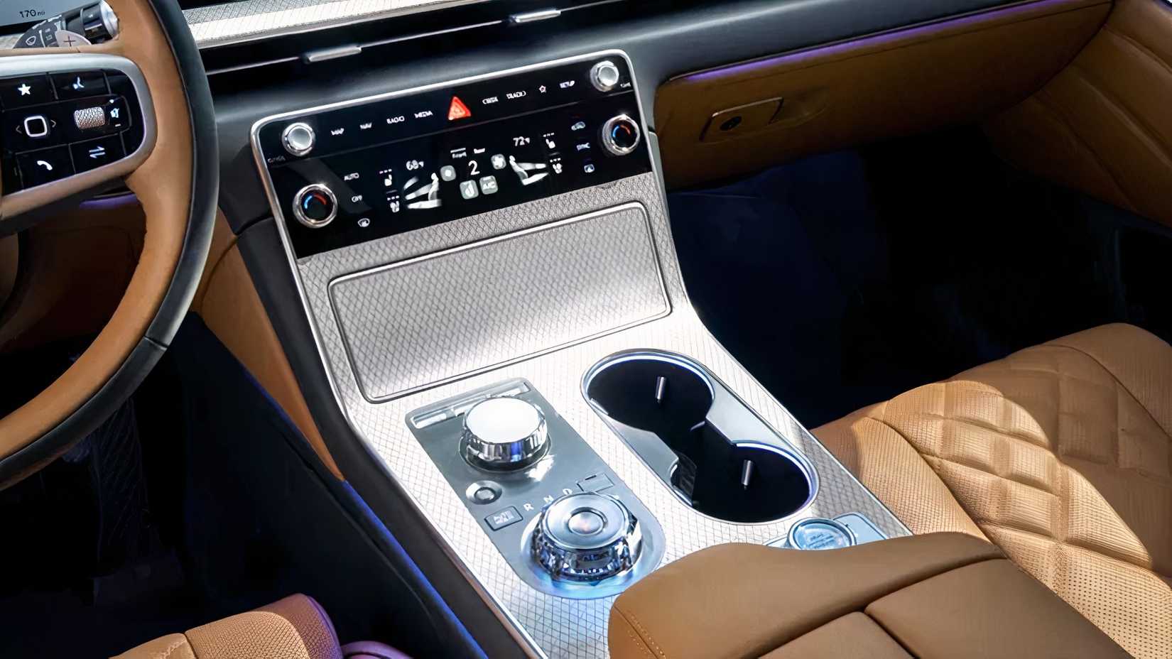 Consola central Genesis GV80 2026