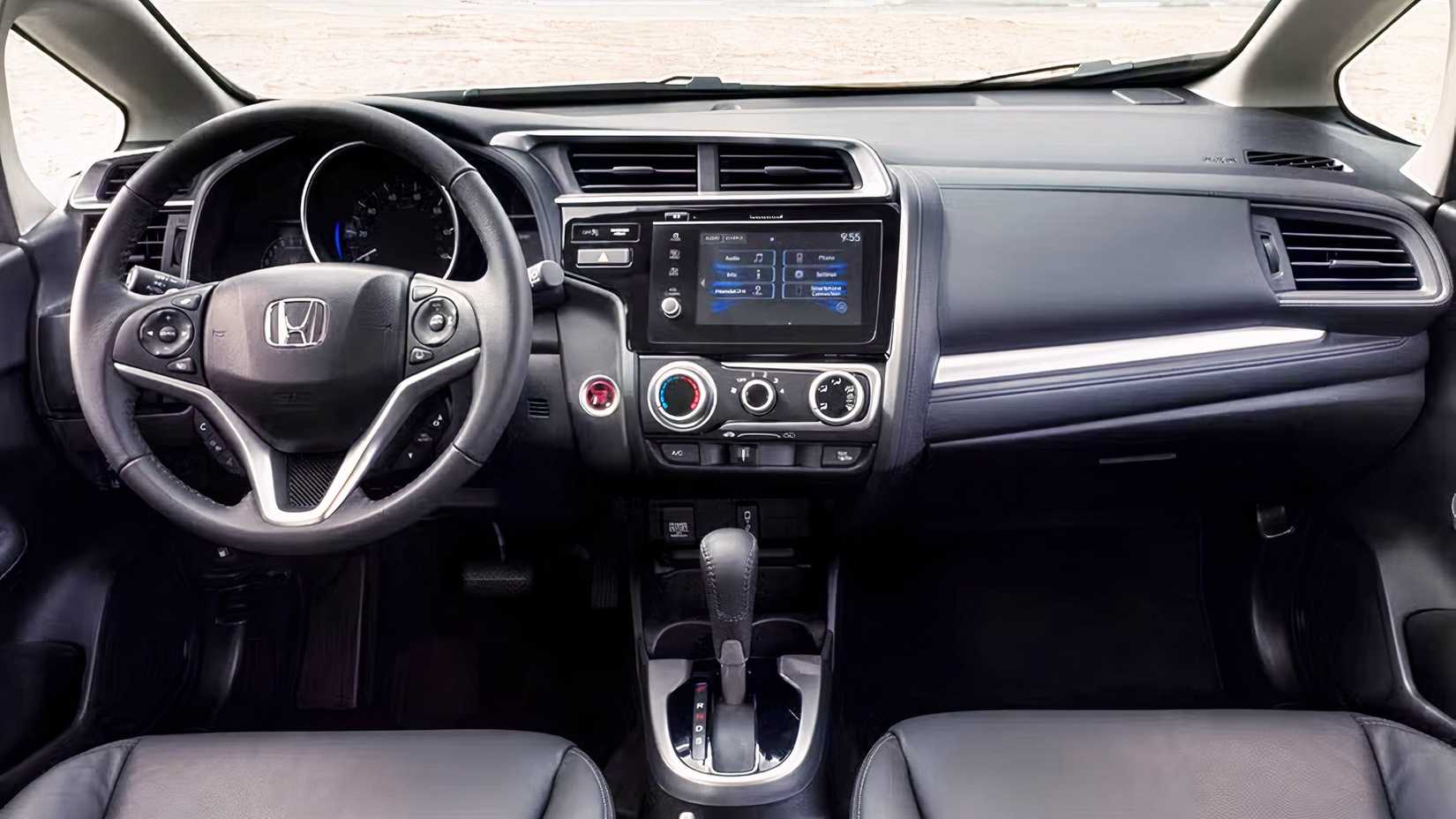 2020 Honda Fit interior showing cockpit