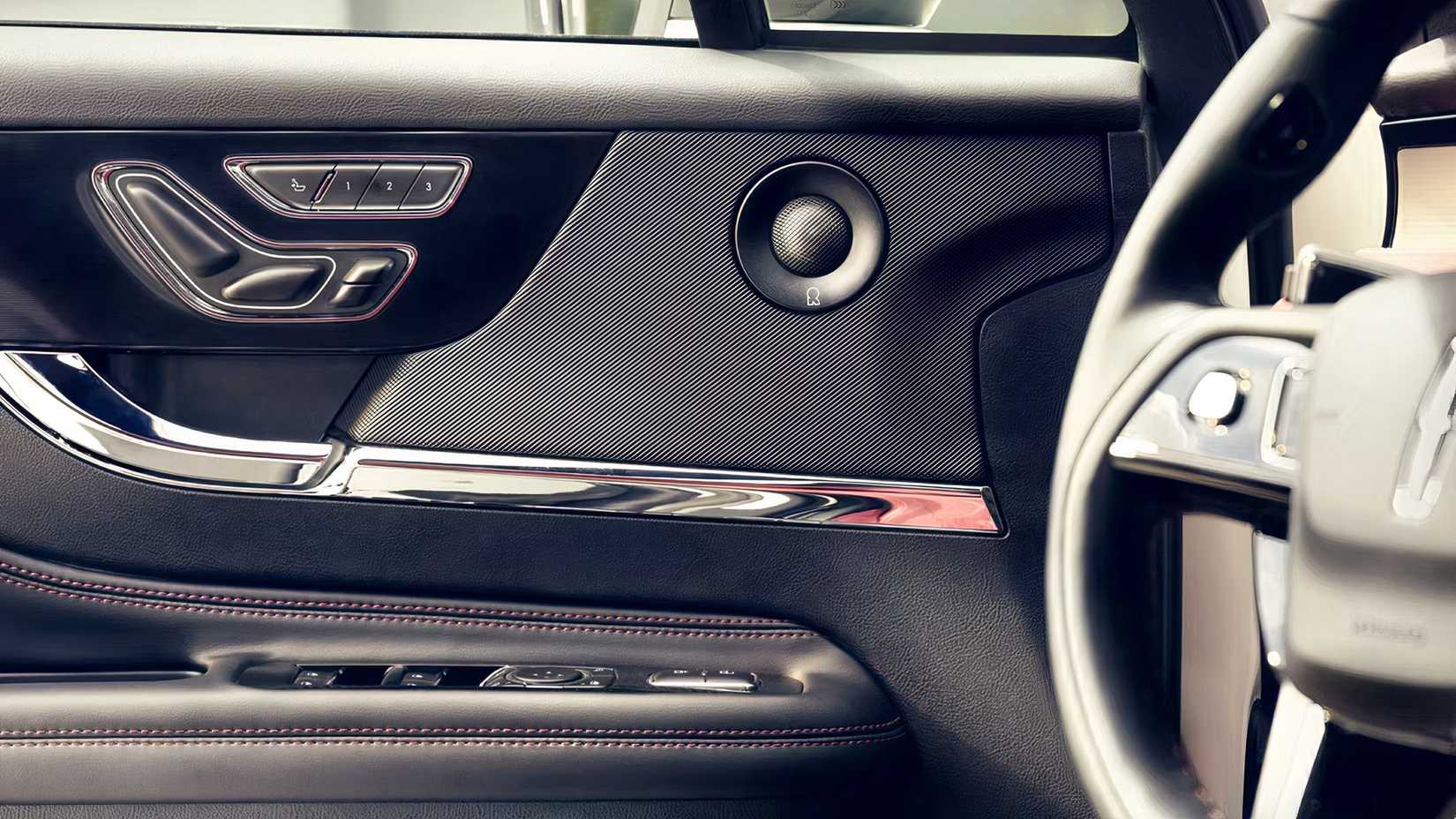 2026 Lincoln Corsair interior showing Revel Audio System