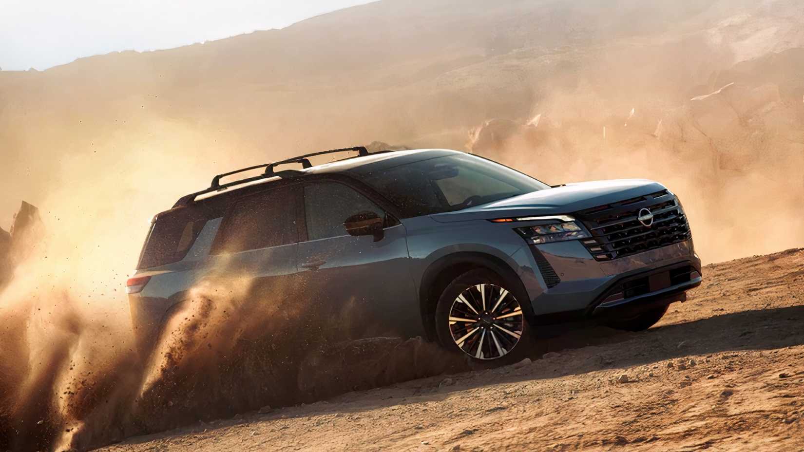 2026 Nissan Pathfinder action shot