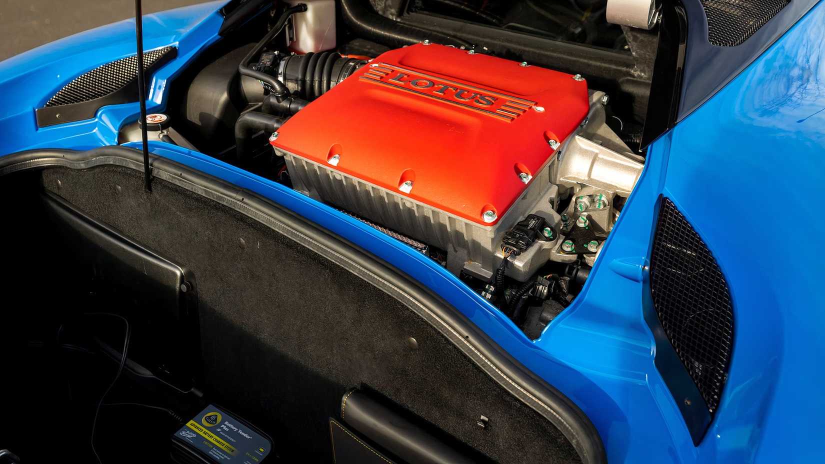 Vista do motor Lotus Evora GT