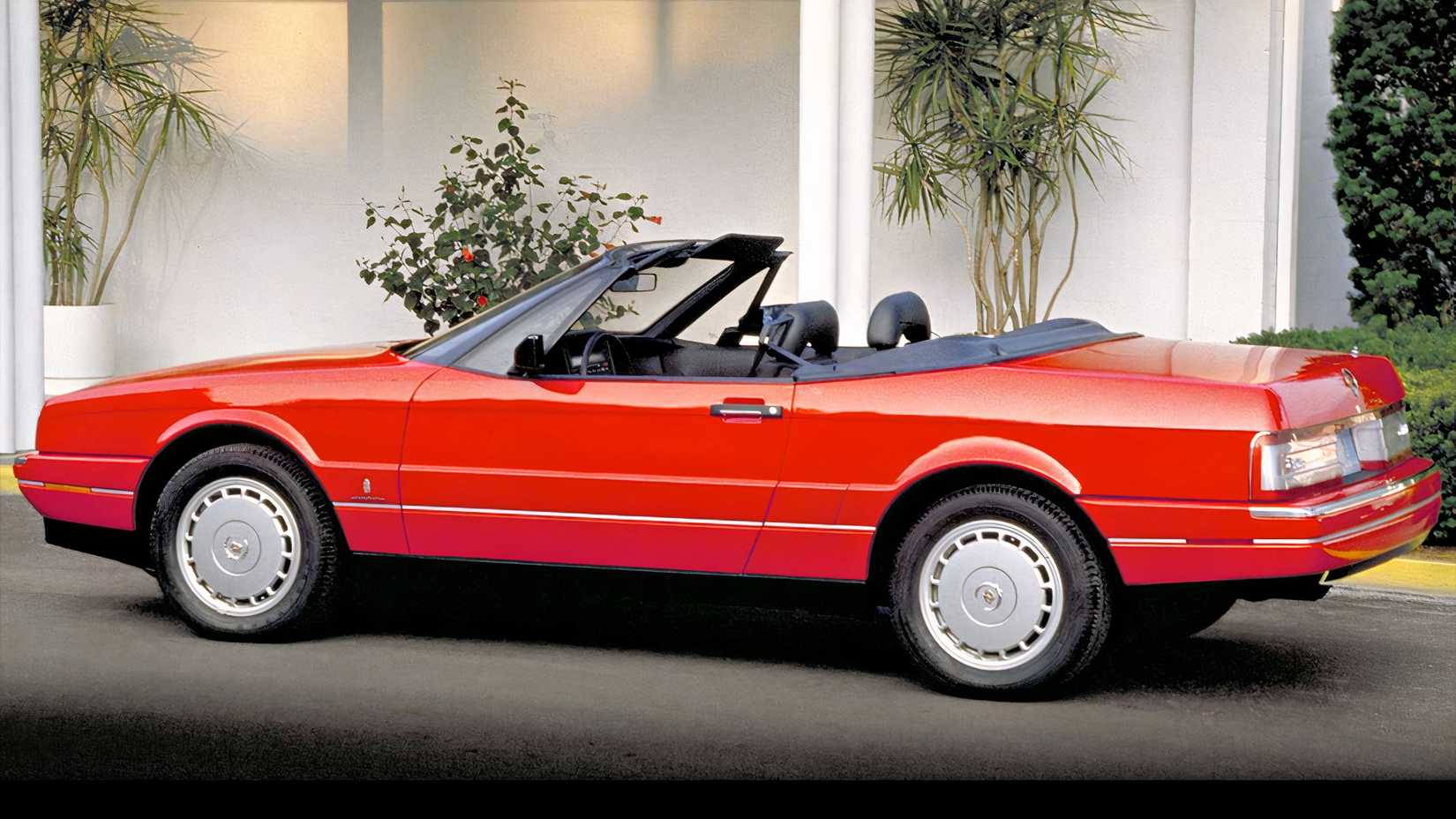 red 1989 Cadillac Allante