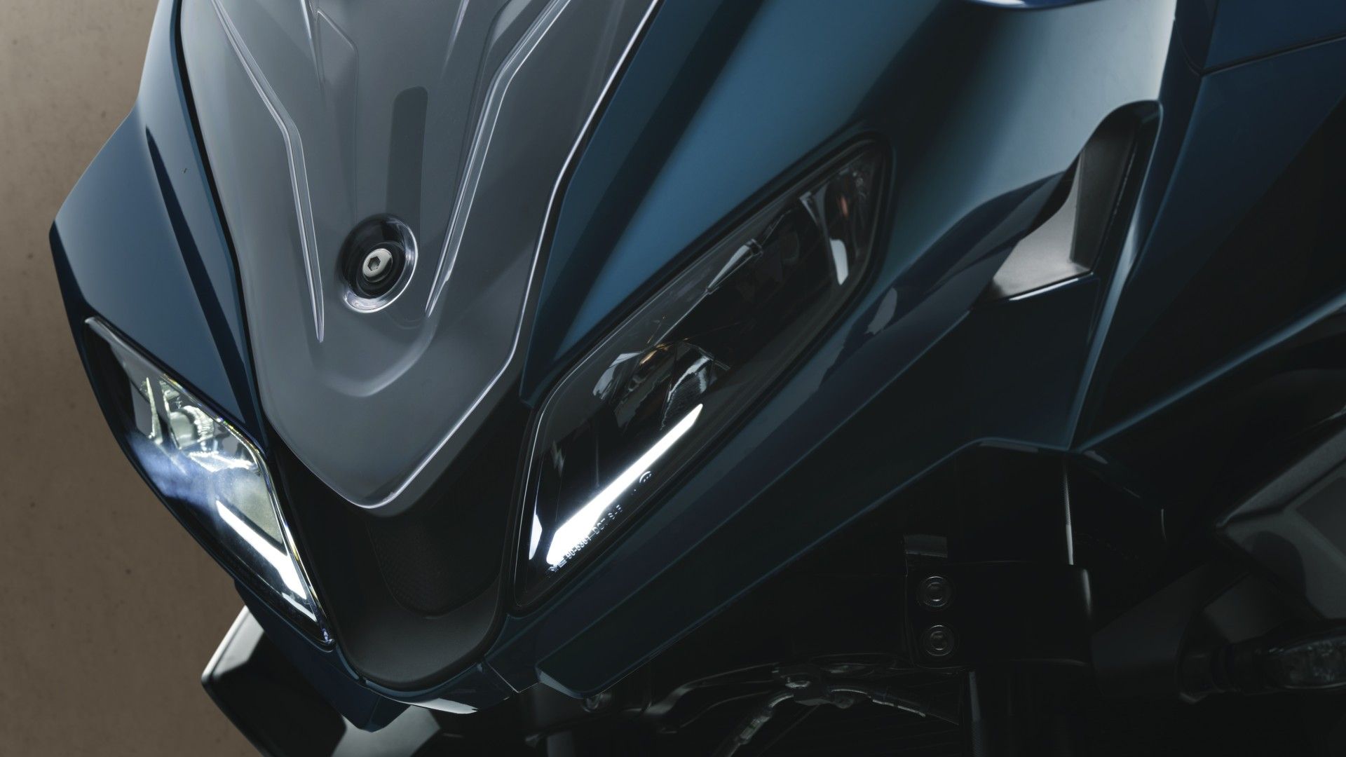 2026 Triumph Tiger Sport 660 headlamp assembly close-up shot