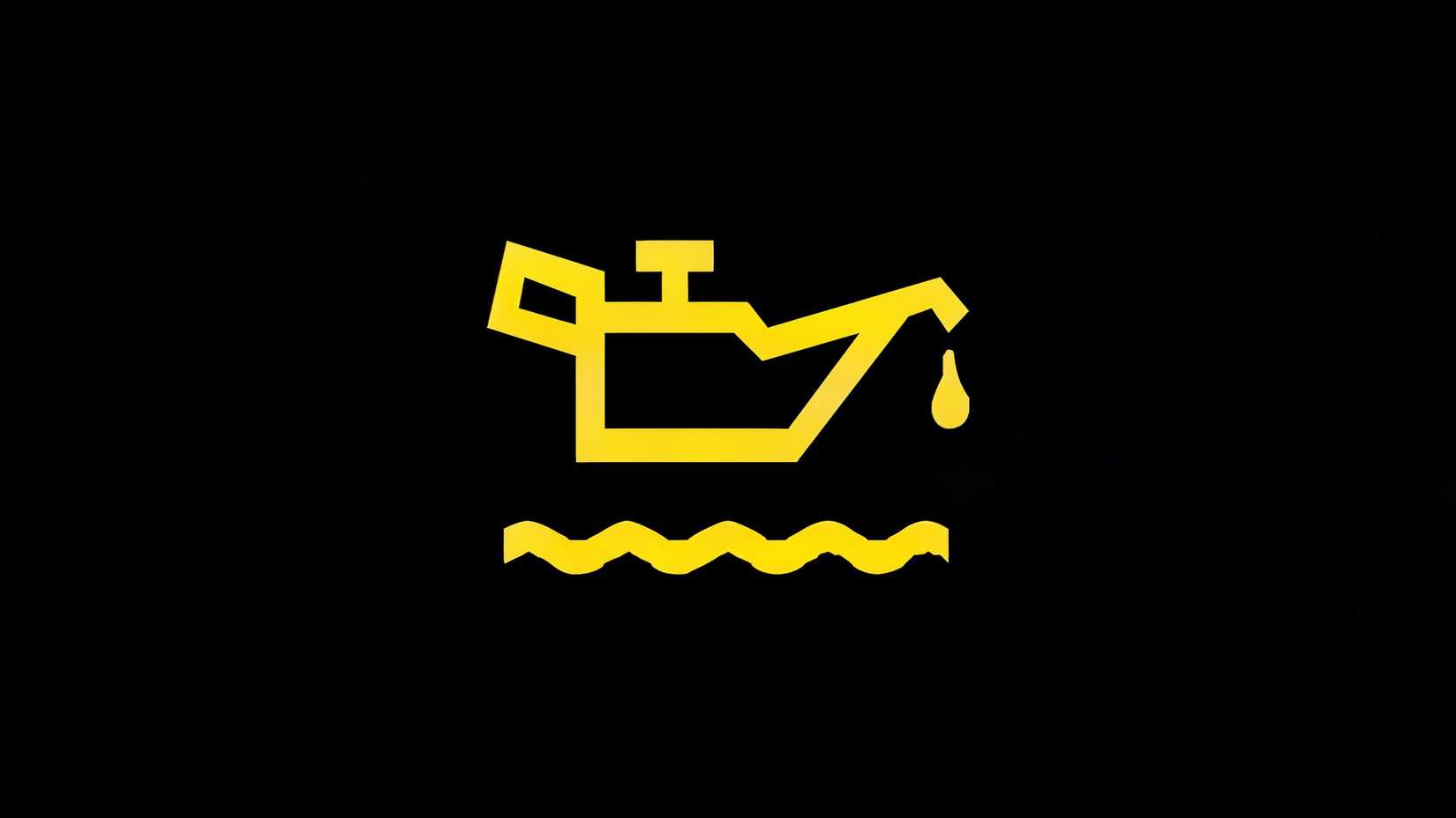 Engine oil level too low light