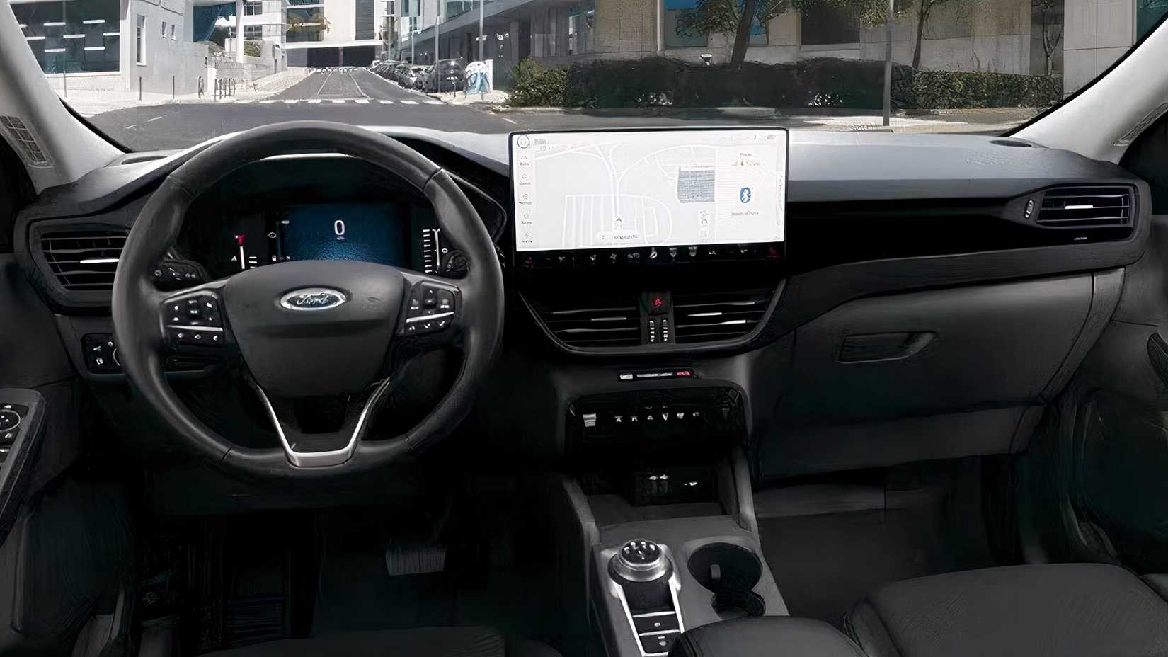 2026 Ford Escape interior shot of the front cabin