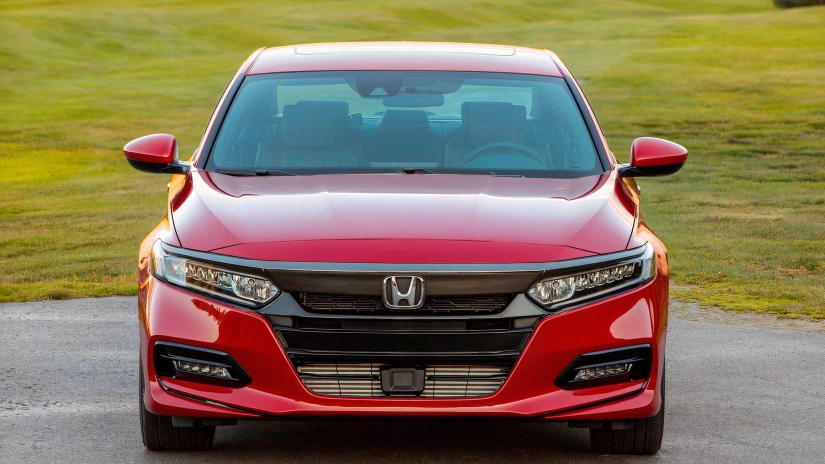 2018 Honda Accord Front shot parked on the road