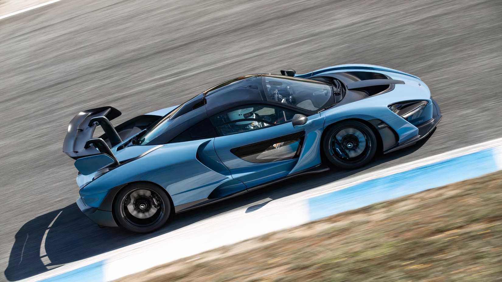 Corrida em ângulo McLaren Senna 2020