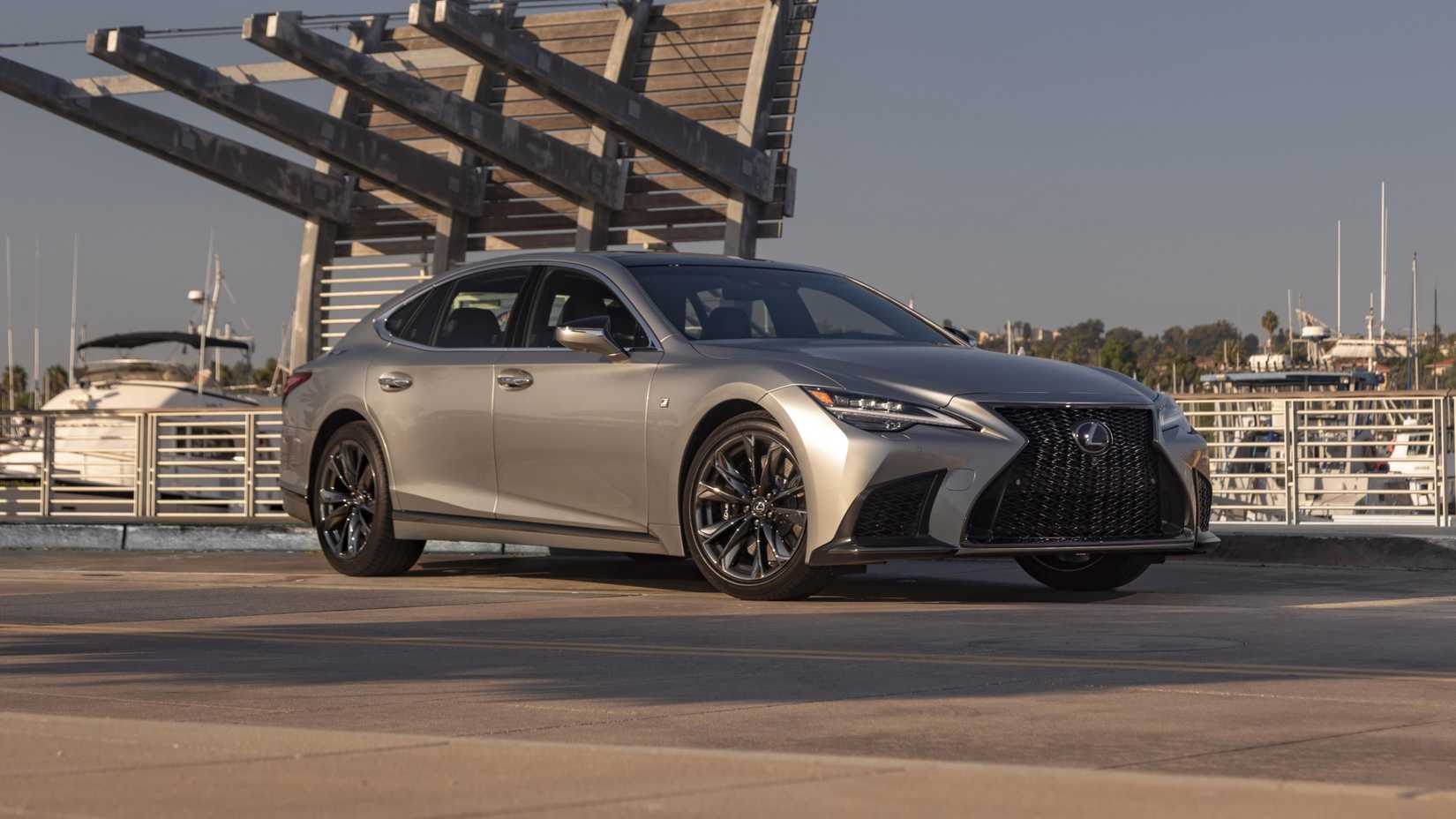 2021 Lexus LS 500 F-Sport front-quarter
