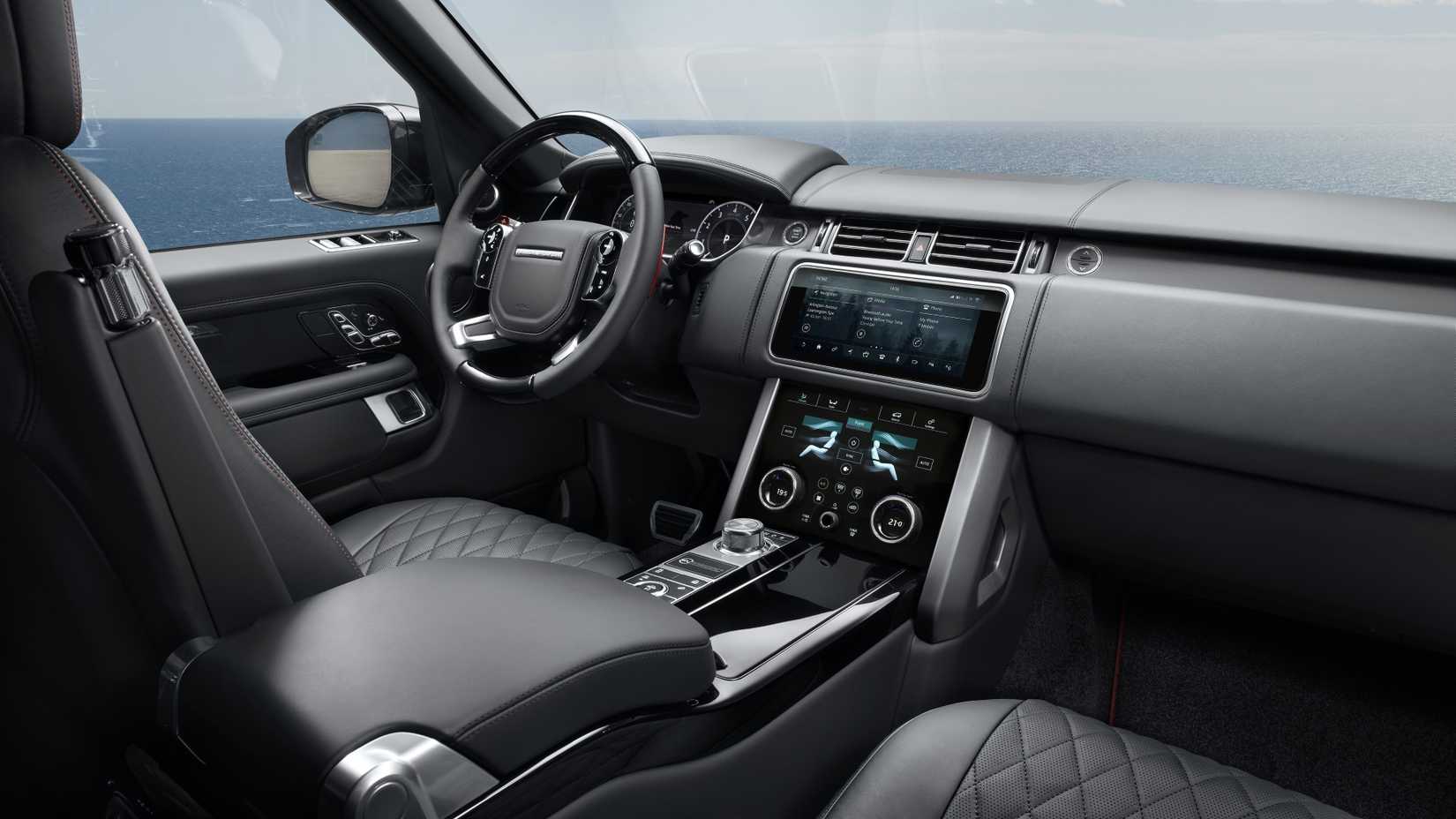 2021 Range Rover dashboard