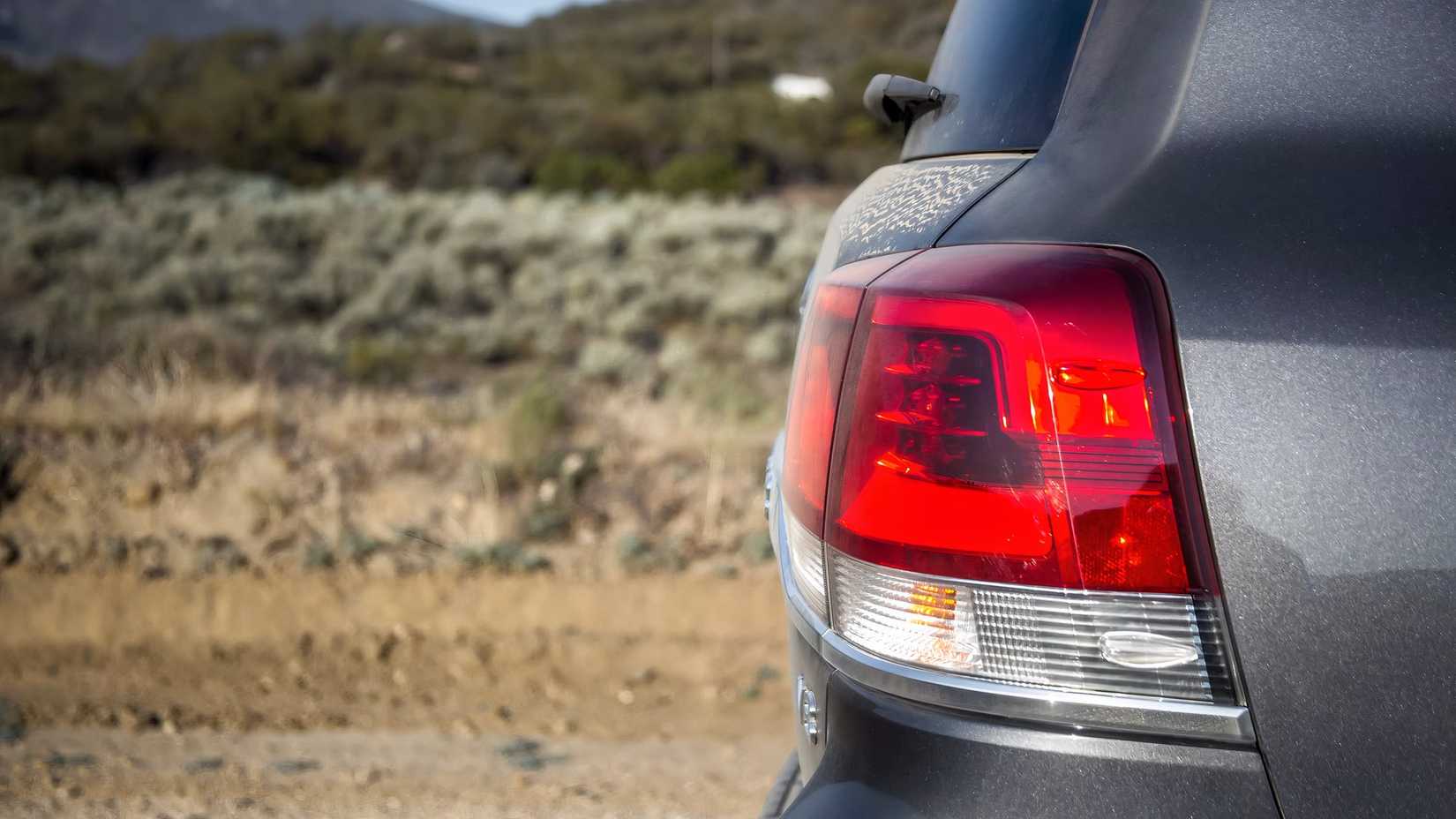 2021 Toyota Land Cruisier Rear Light close-up shot