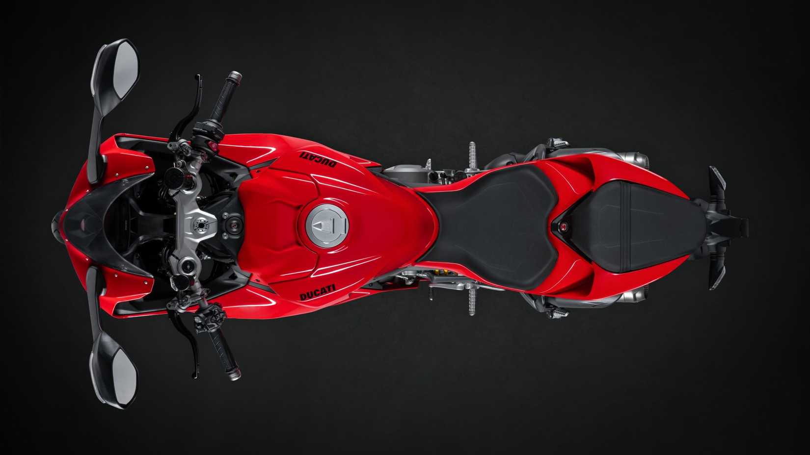 2026 Ducati Panigale V2 S vista superior foto de estúdio