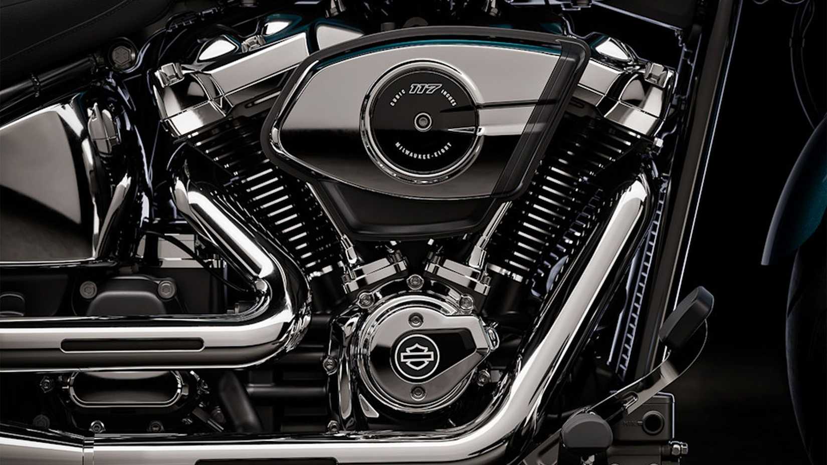 Close up shot of the 2026 Harley-Davidson Breakout Engine