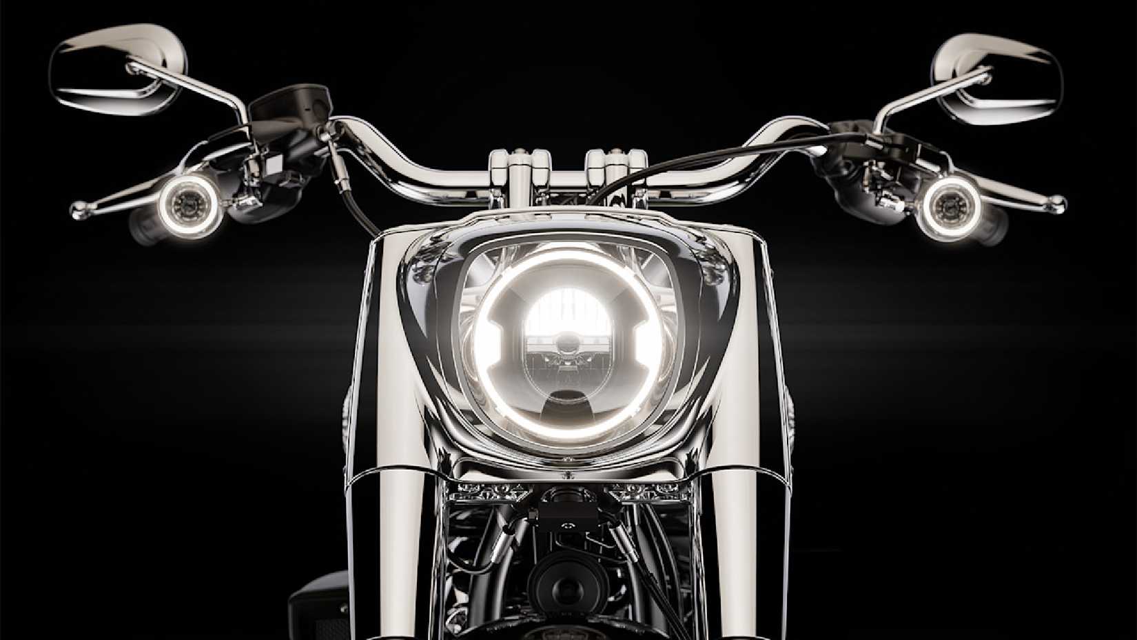 2026 Harley Davidson Fat Boy headlight