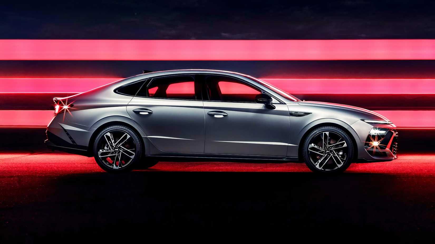 2026 Hyundai Sonata Hybrid Side studio shot