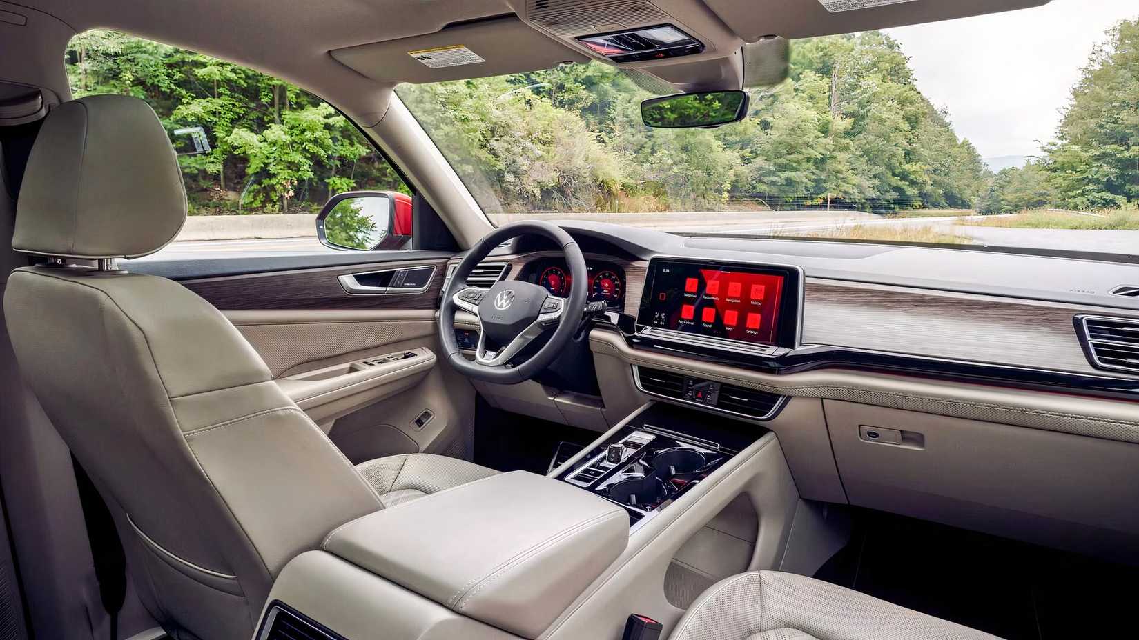 Assento e painel do motorista Volkswagen Atlas 2026
