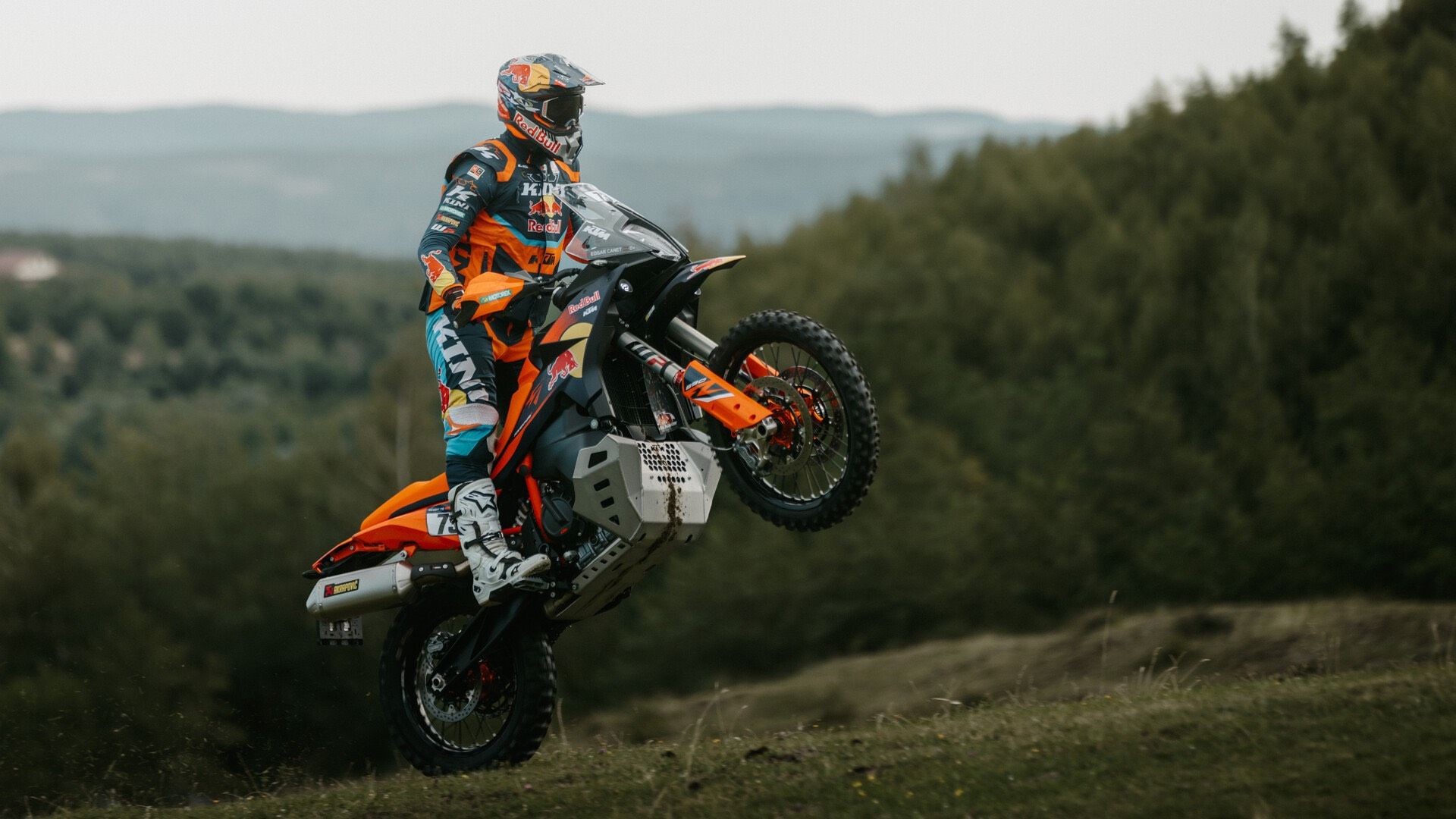 Edgar Canet off-road no 2027 KTM 890 Adventure R Rally