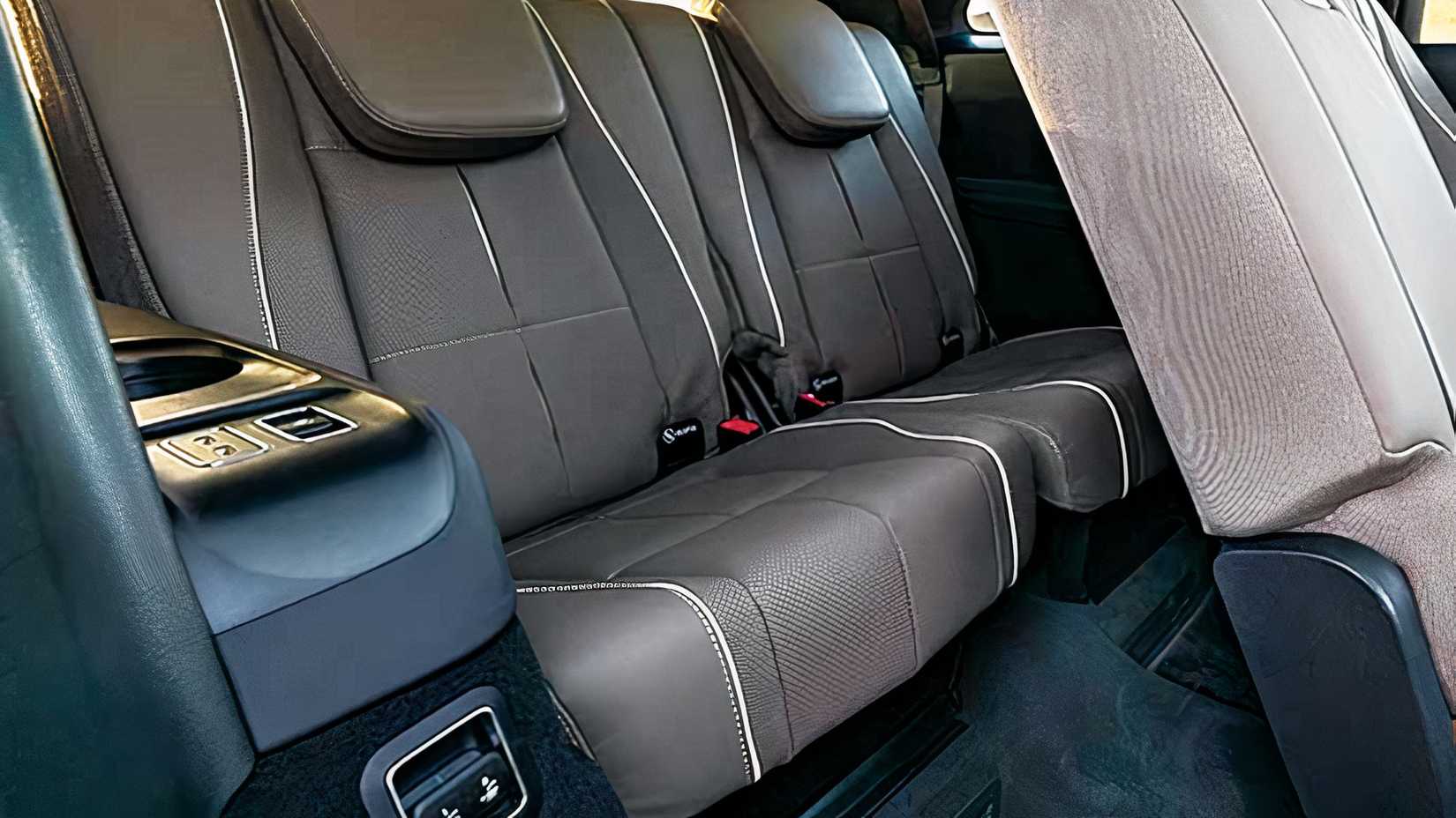 2027 Mercedes-Benz GLS interior shot showing third row seats
