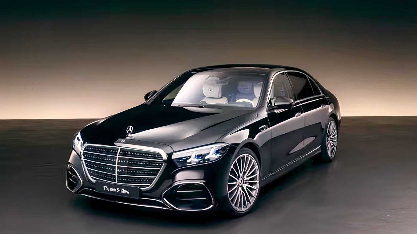 2027 Mercedes-Benz S-Class front studio shot