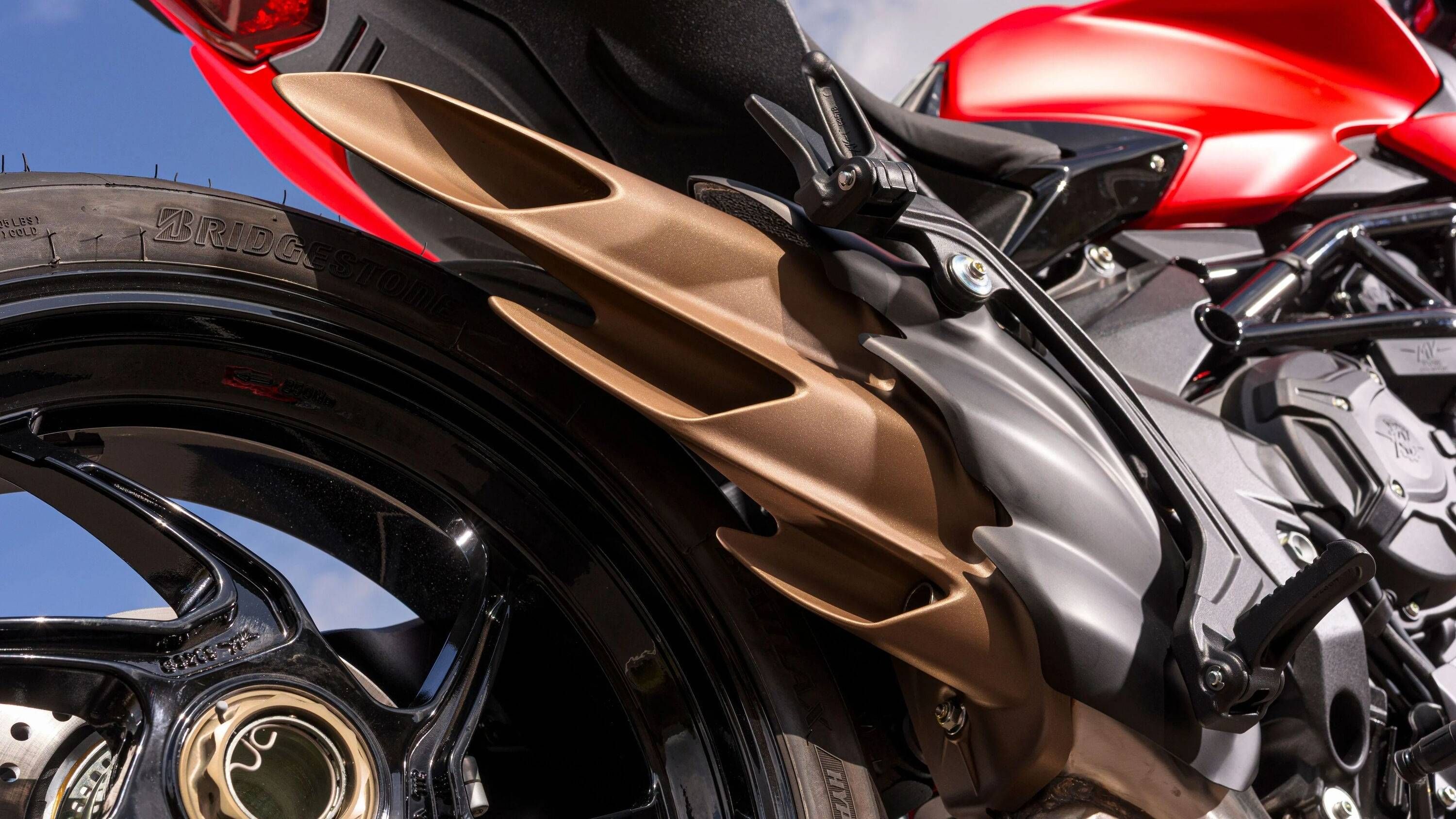 Closeup Shot Of 2026 MV Agusta Brutale 800 Exhaust