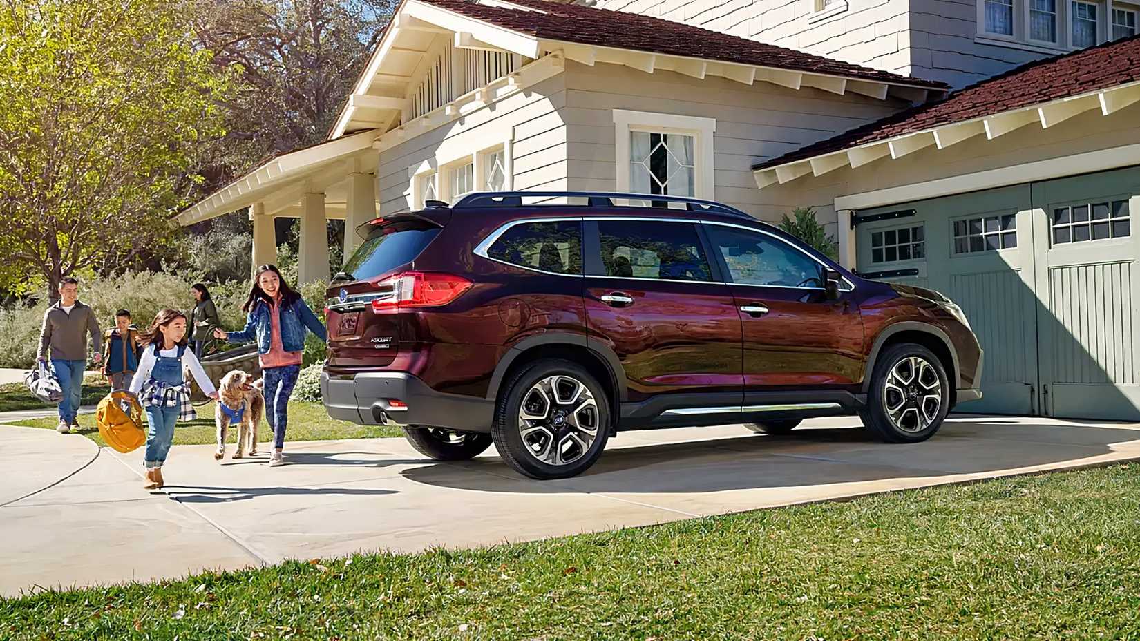 2026 brown Subaru Ascent Parked in a driveway