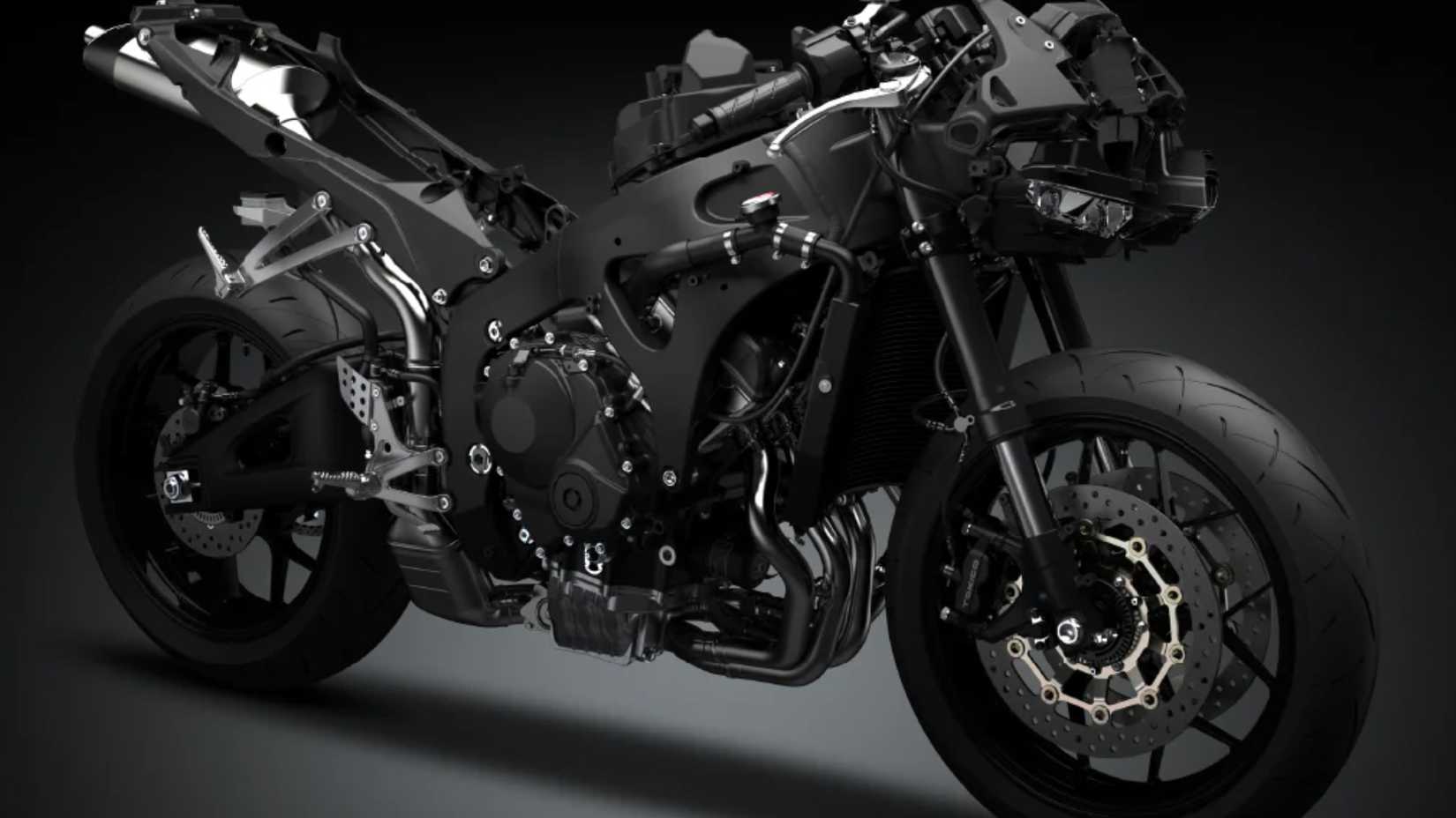 The underpinnings of the 2006 Honda CBR600RR