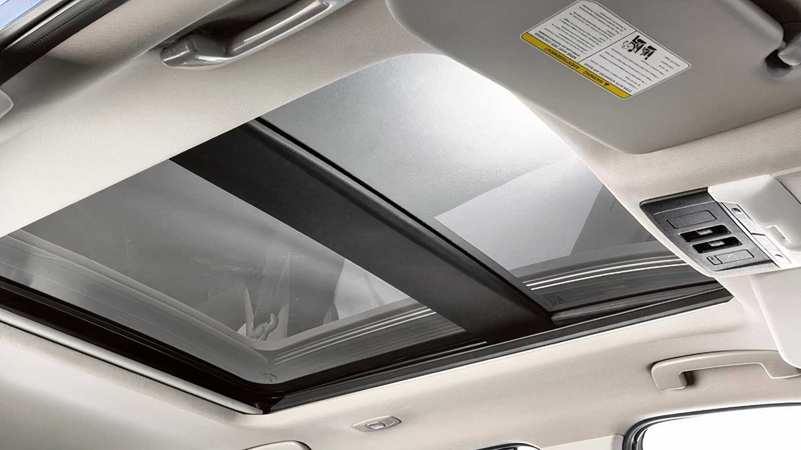 2026 Nissan Rogue interior showing sunroof