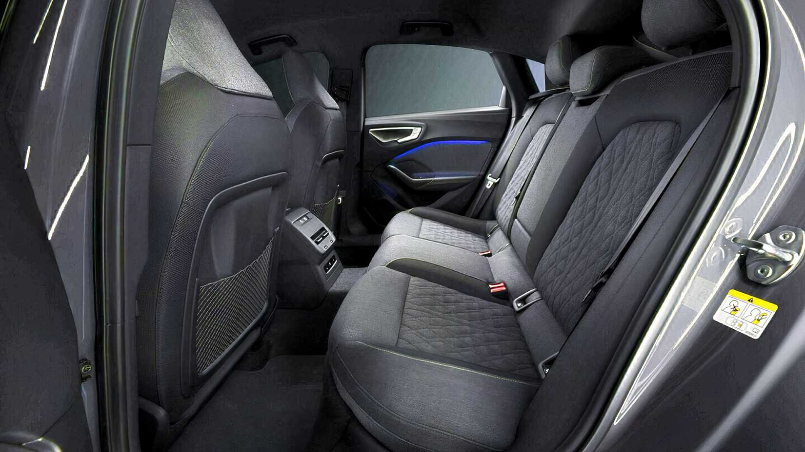 2026 Audi A5 interior showing rear seats