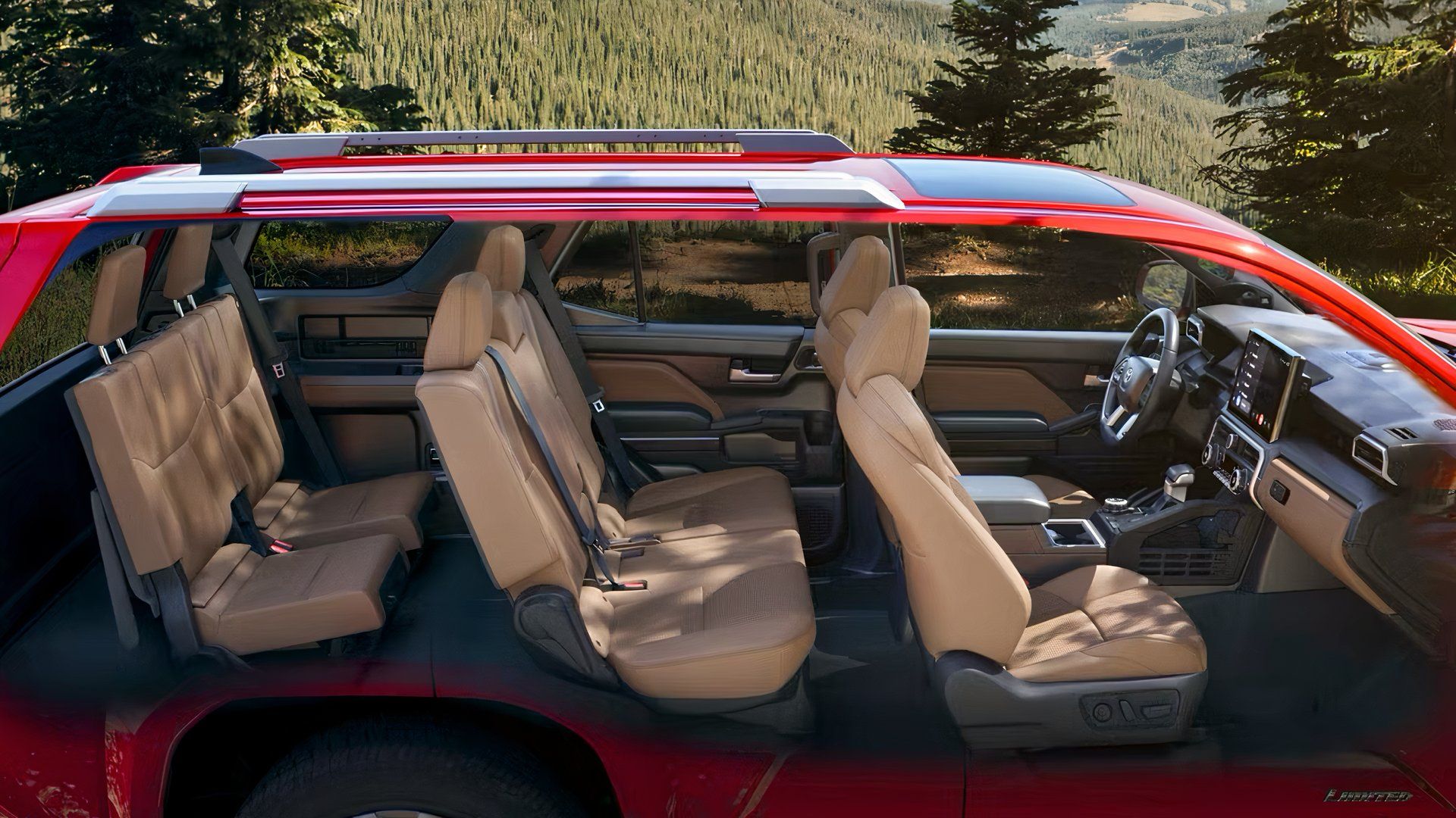 2026 Toyota 4Runner interior showing seating