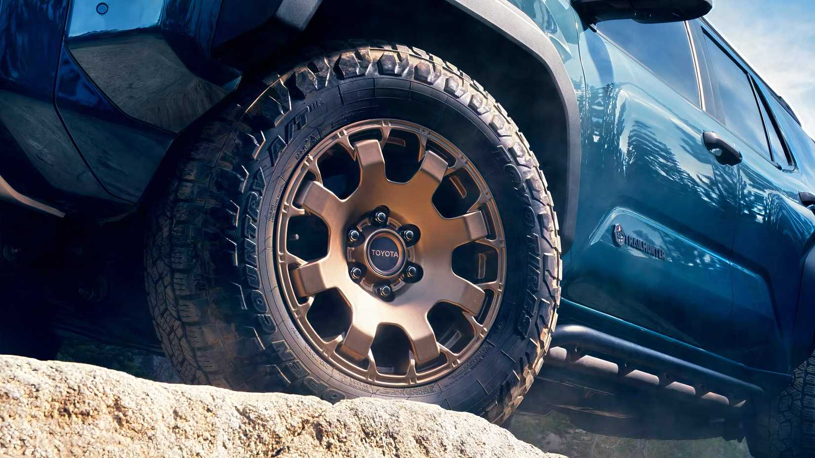 Close-up shot of 2026 Toyota 4Runner wheel