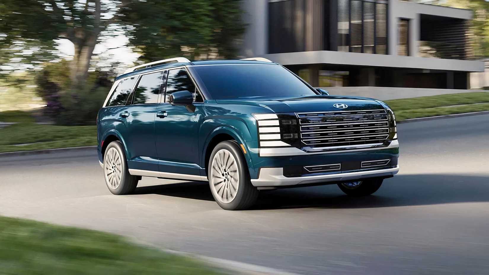 2026 Hyundai Palisade front 3/4 action