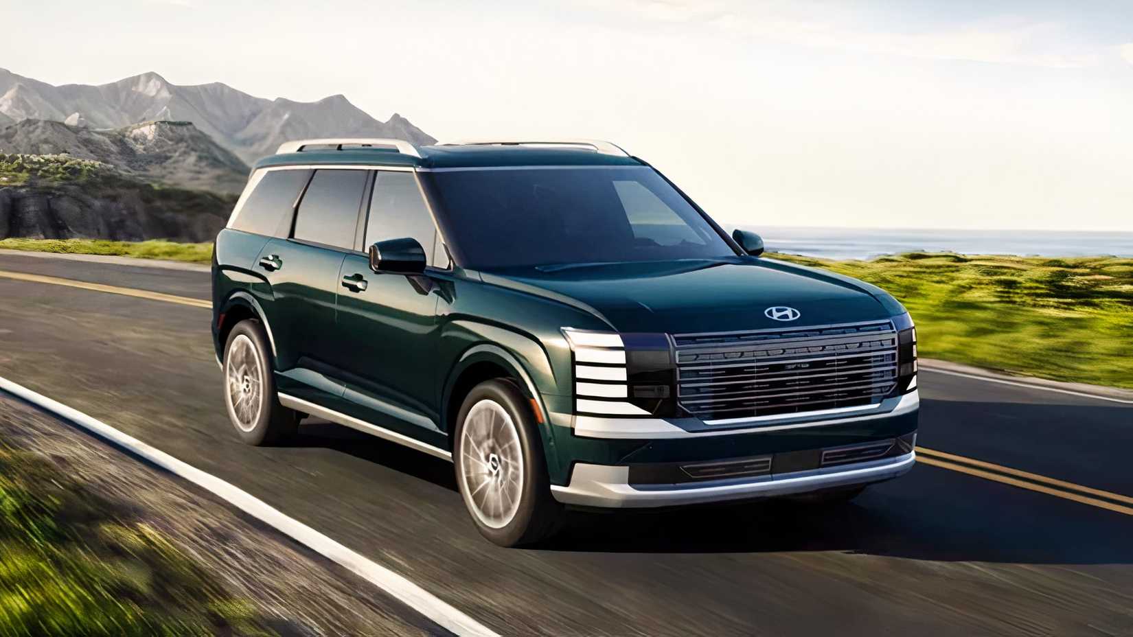 2026 Hyundai Palisade front 3/4 action