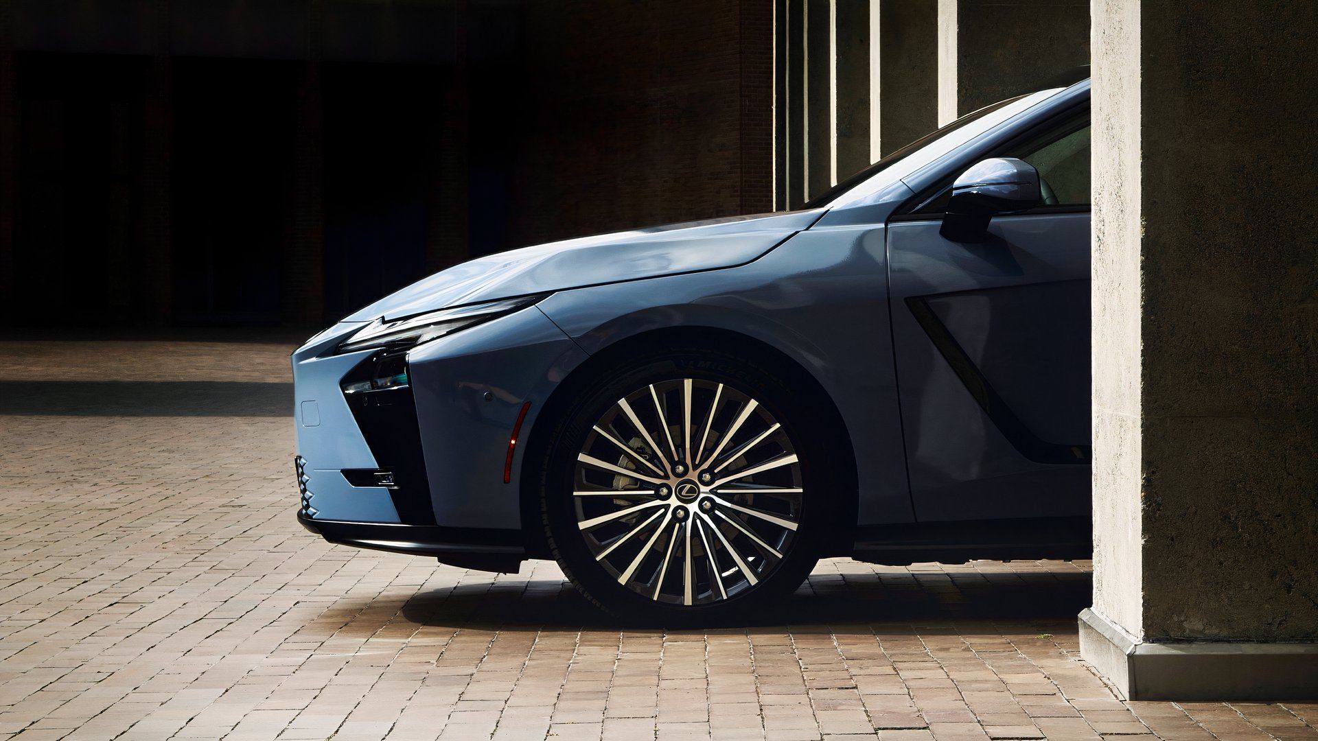 2026 Lexus ES front end shot parked