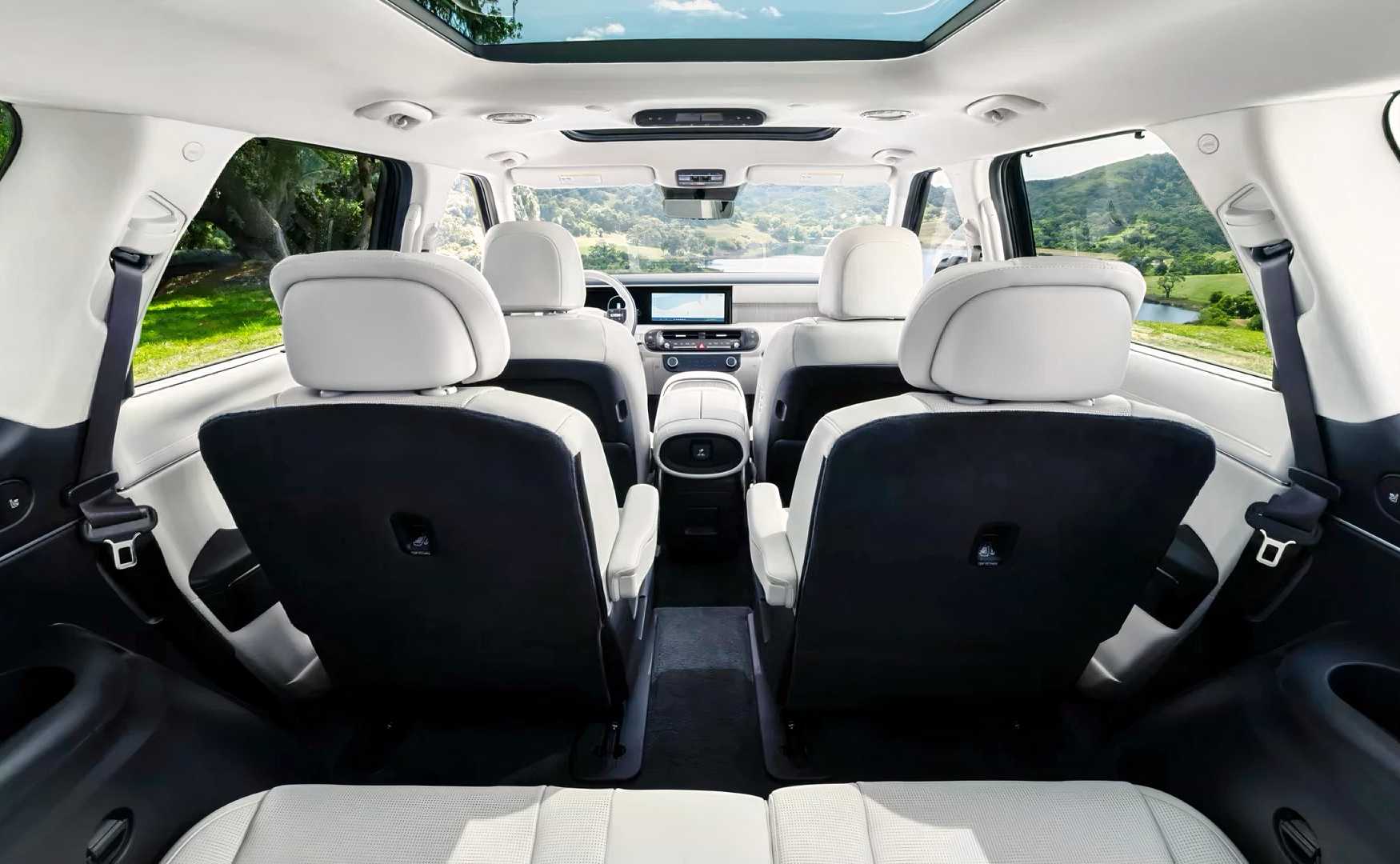 Interior shot of the 2026 Hyundai Palisade showing the seats