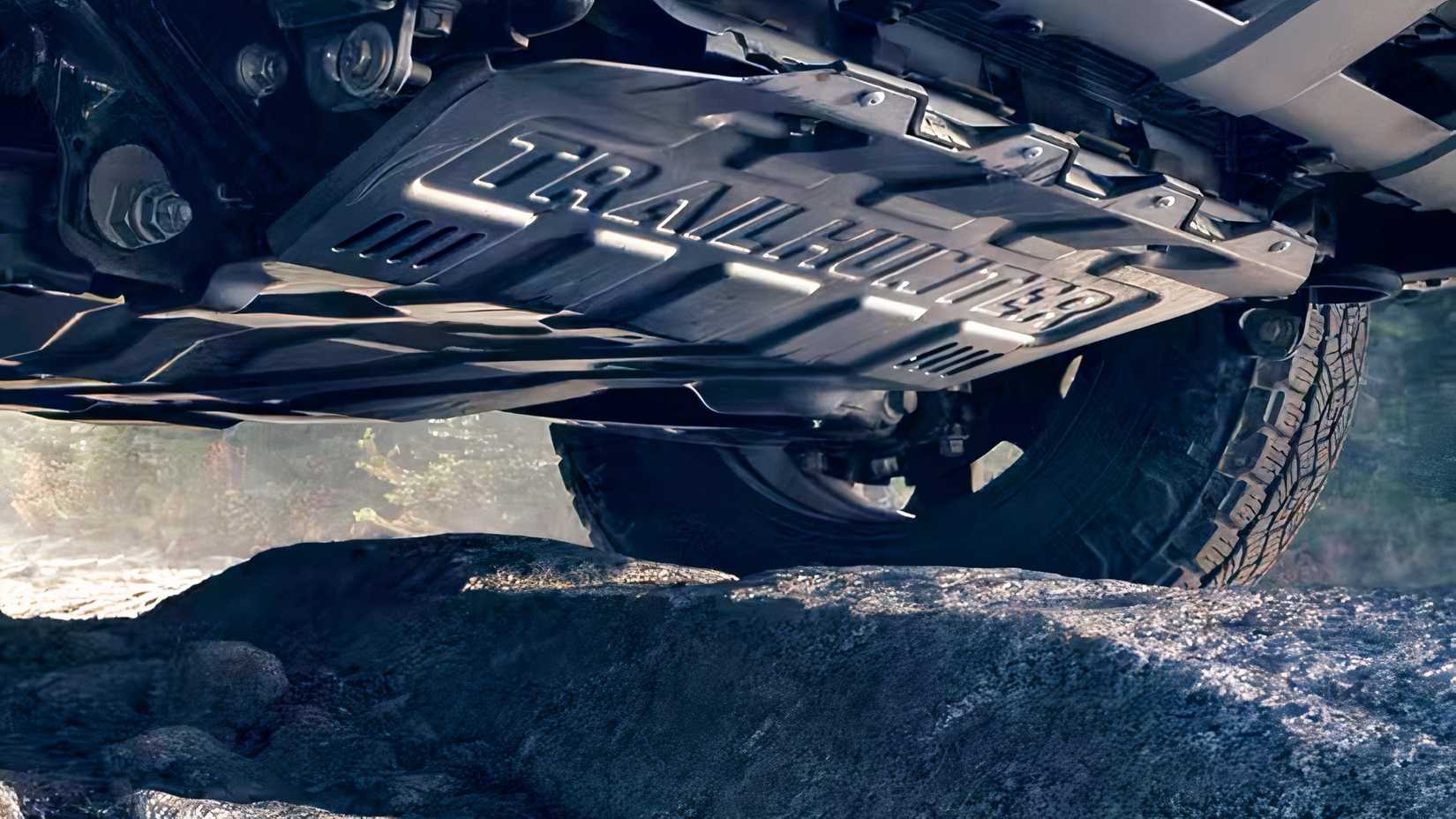Close-up shot of 2026 Toyota 4Runner underbody protection