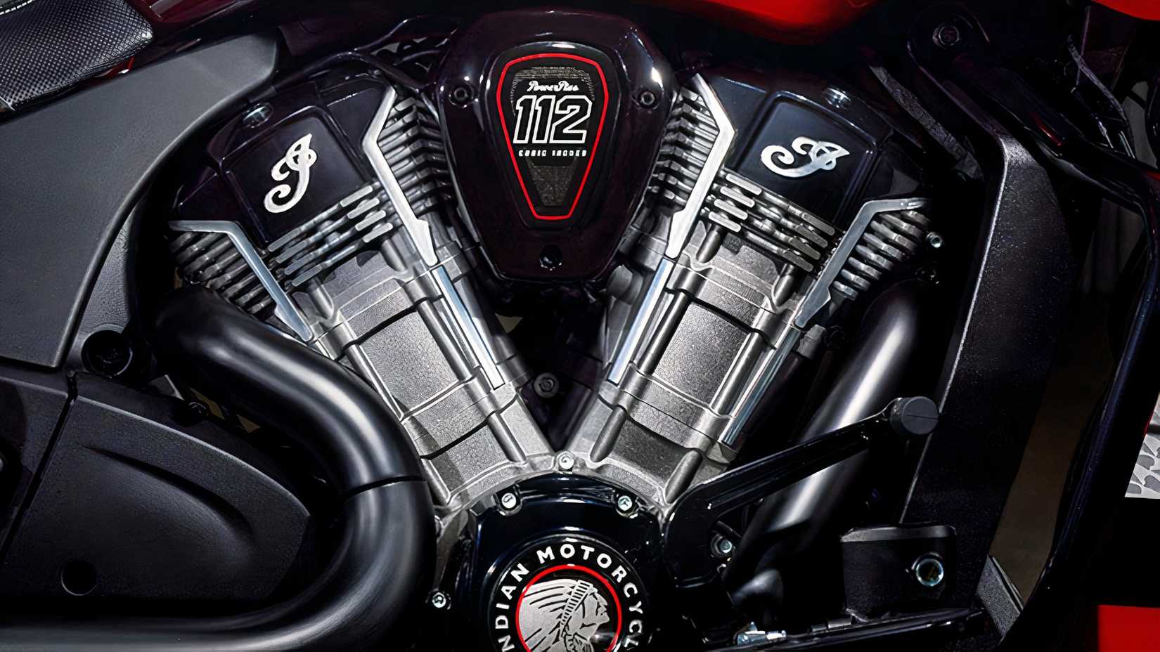 Indian Challenger PowerPlus 112 close up shot