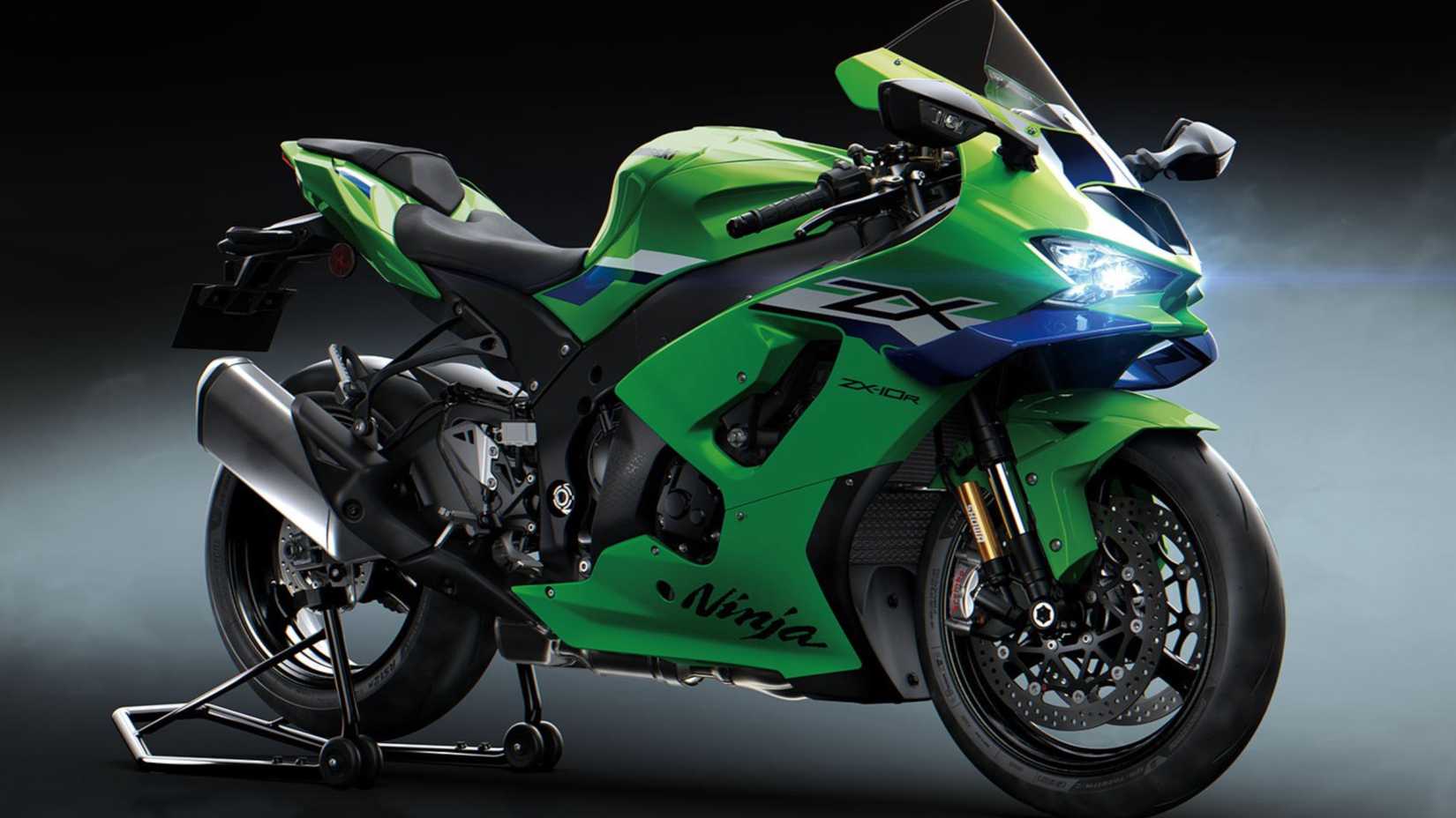 Foto de estúdio da Kawasaki Ninja ZX-10R 2026