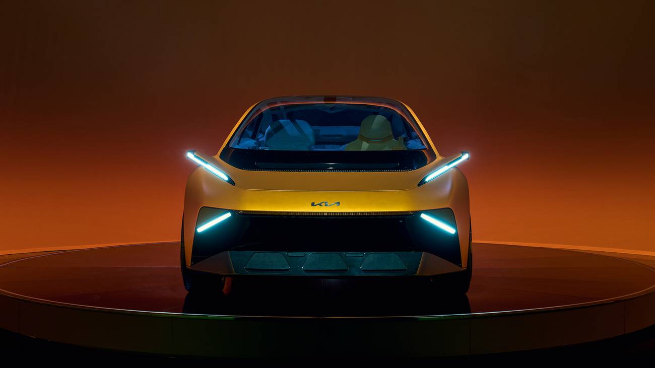 Imagem estática frontal do Kia Vision Meta Turismo Concept
