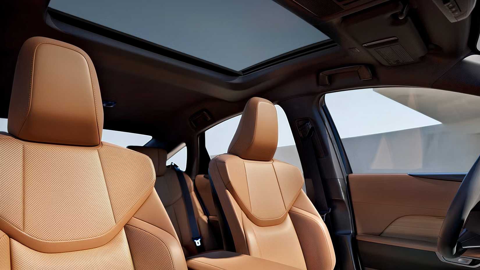 2026 Lexus ES Interior shot showing front seats