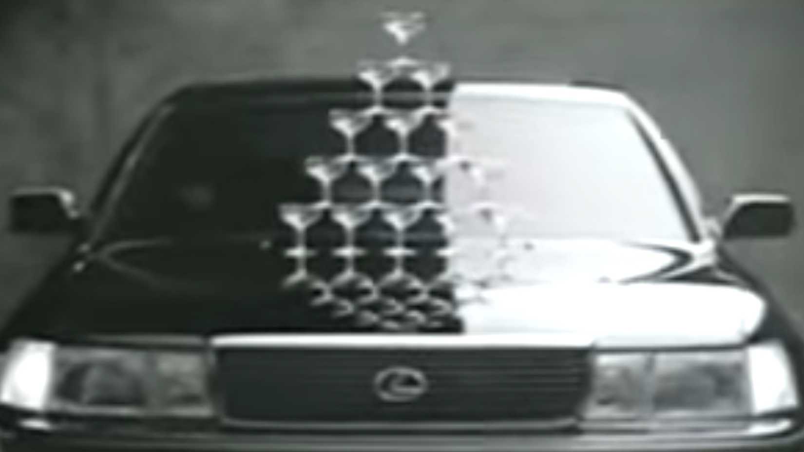 Anúncio do Lexus LS 1989 