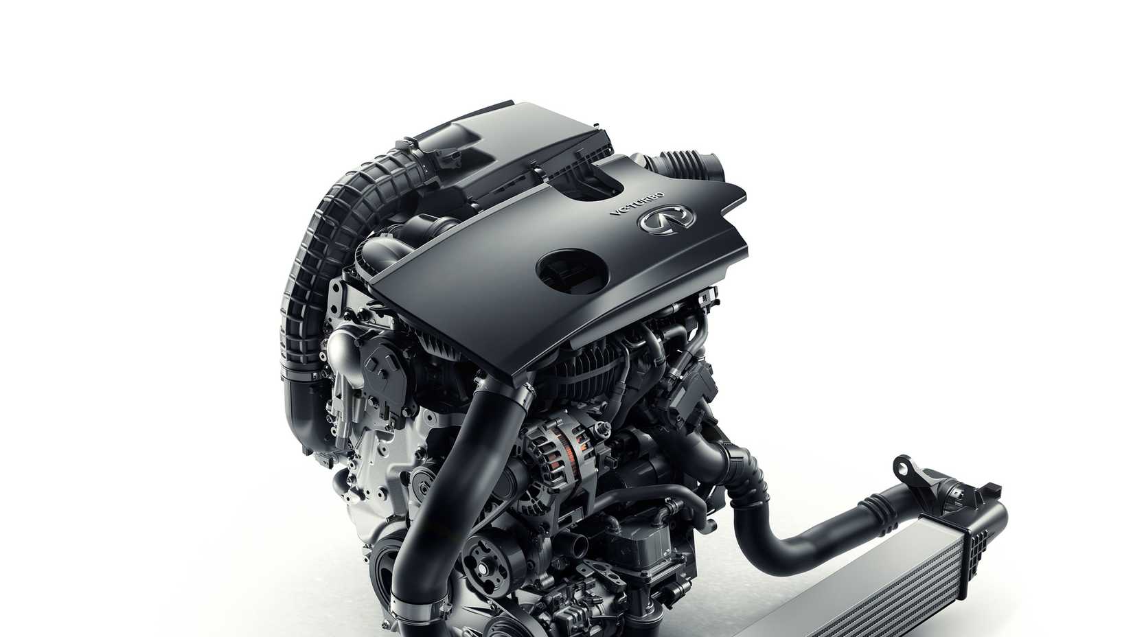 A studio shot of the VC-Turbo engine