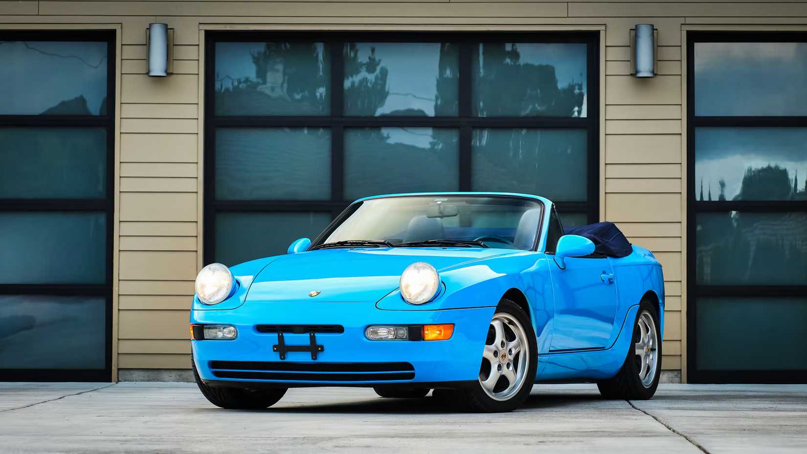 Porsche 968 Convertible front-quarter