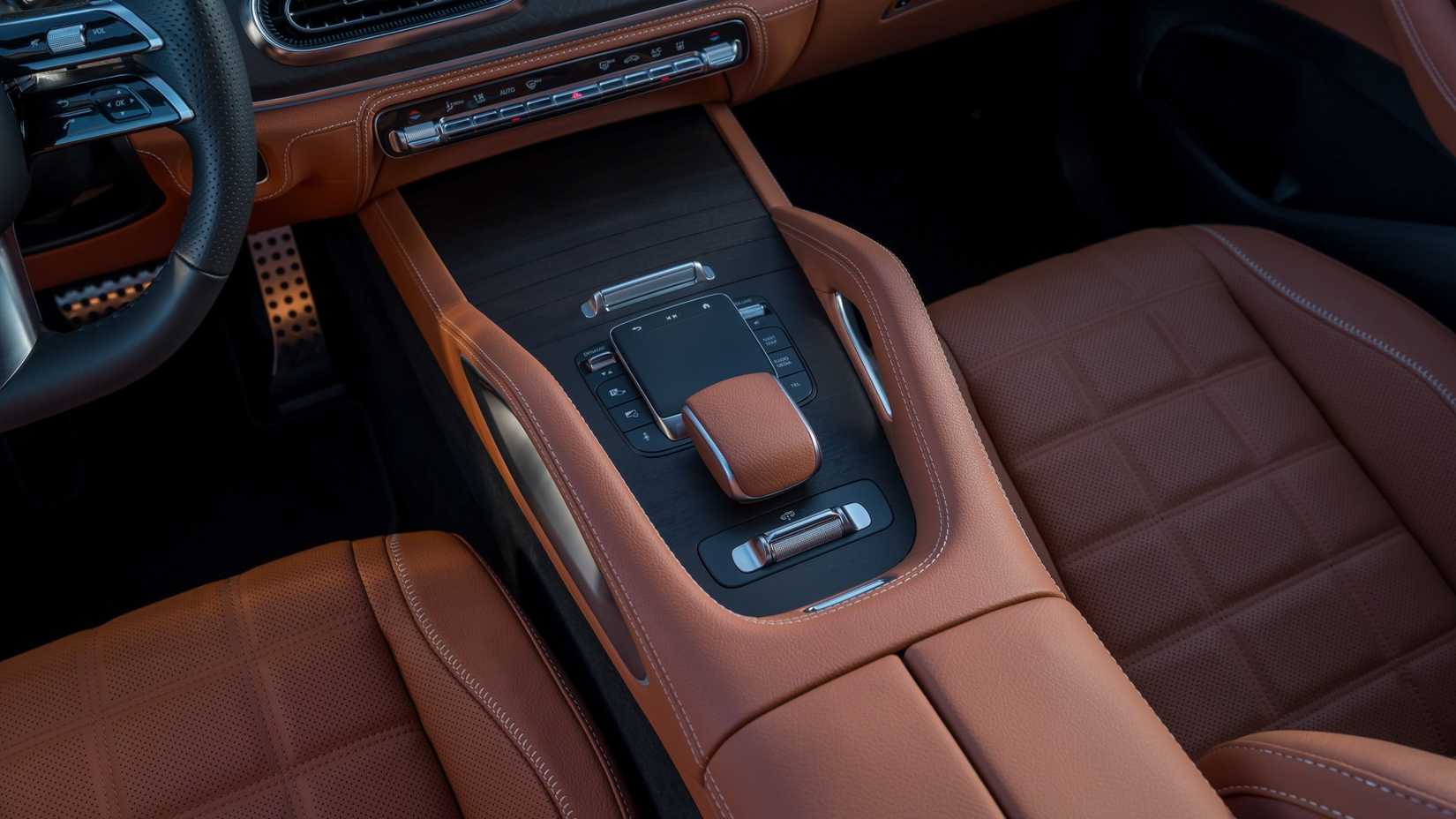 2027 Mercedes-Benz GLE Class interior plush upholstery color detail shot